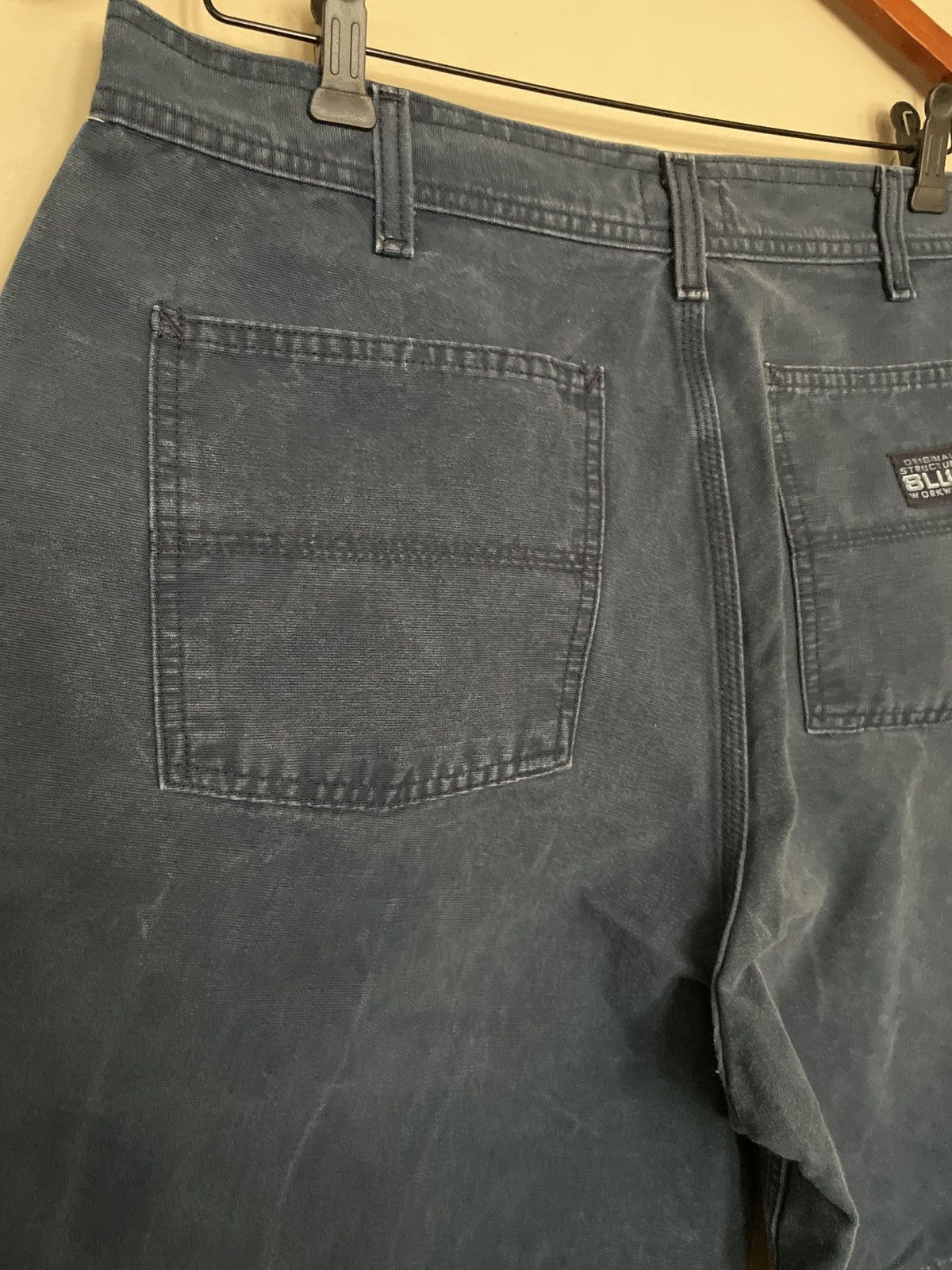 Structure × Vintage Original Structure Original Workwear denim canvas shorts 36 Size US 36 / EU 52 - 6 Thumbnail