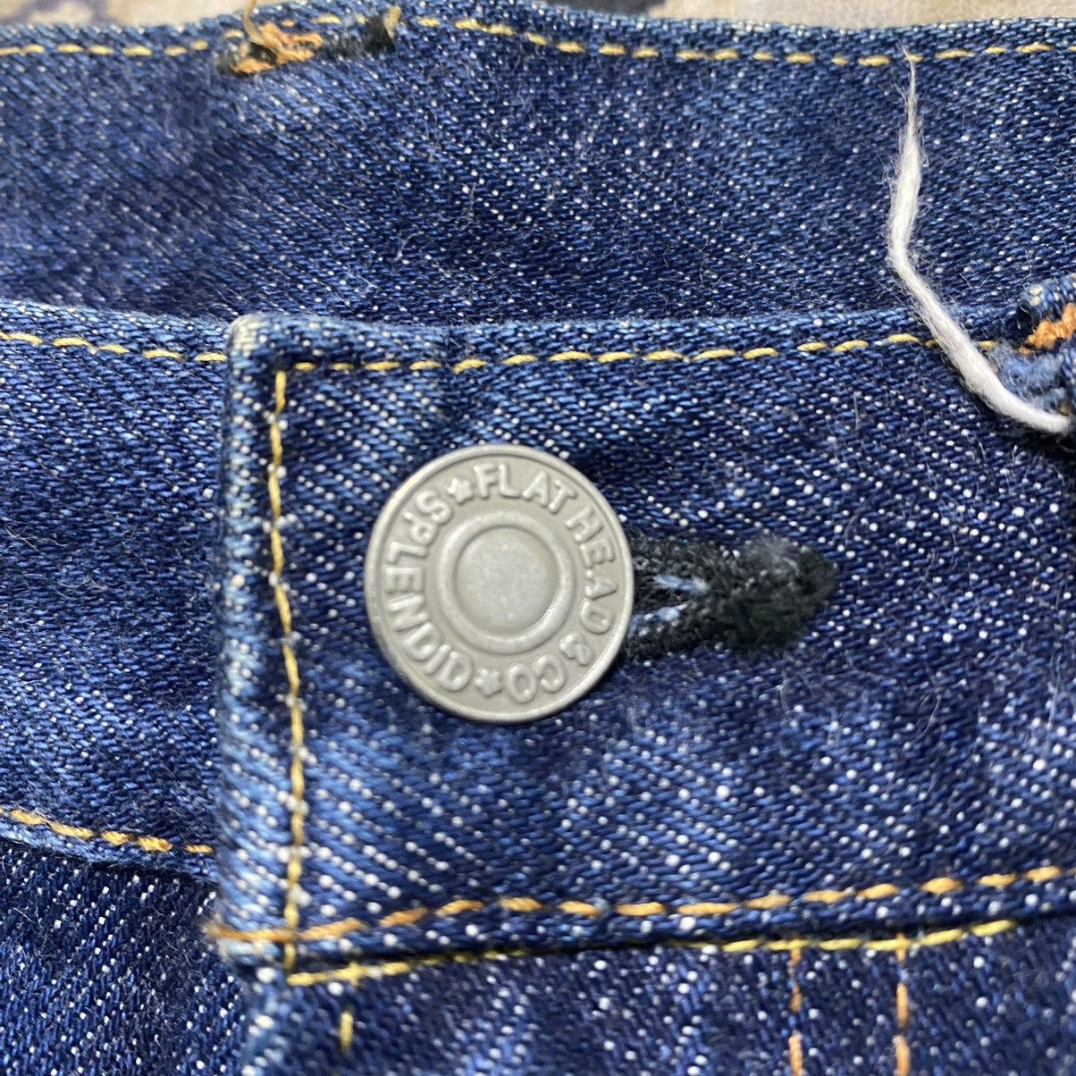The Flat Head Vintage The Flat Head Denim Flare Jeans Lot1007 Size US 28 / EU 44 - 20 Thumbnail