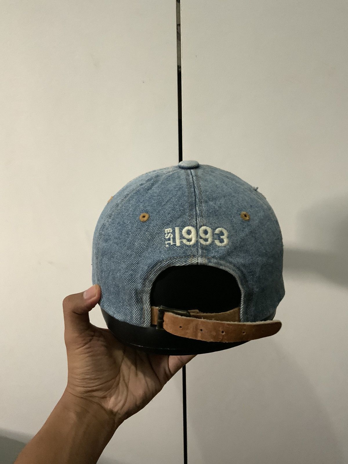 Hat Club Dosmoticusa Light Wash Denime Hat Size ONE SIZE - 3 Thumbnail