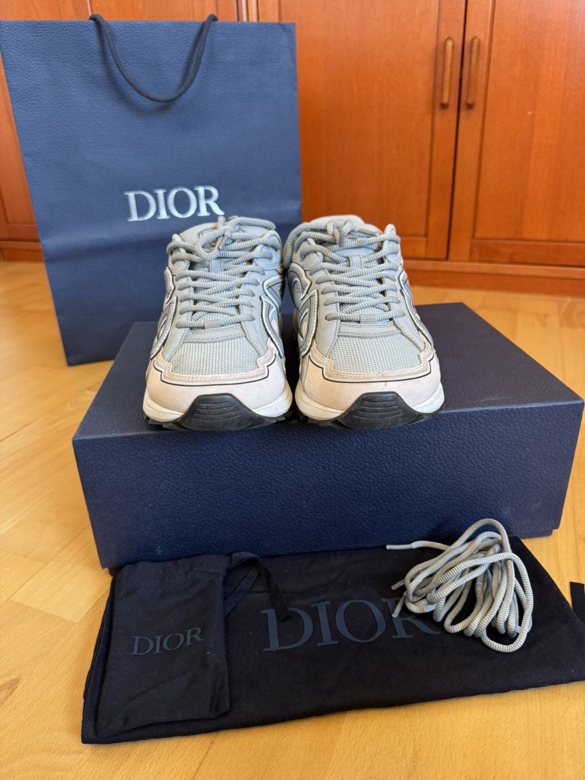 Dior Dior B30 Countdown Elephant Grey Light Pink Size US 10 / EU 43 - 6 Thumbnail
