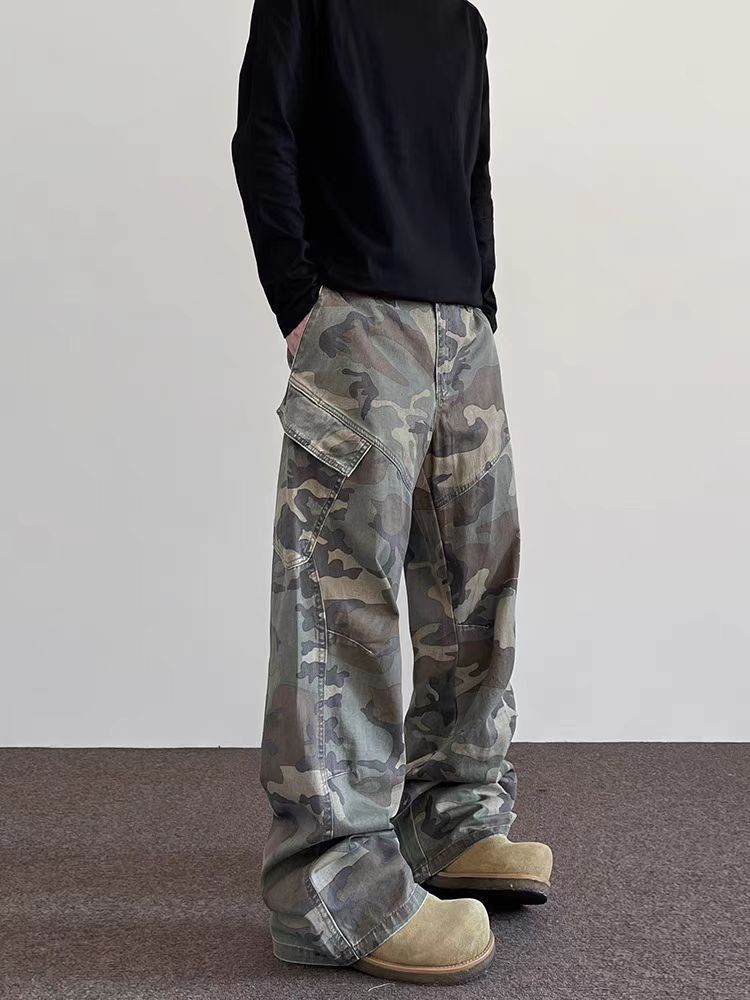 Japanese Brand × Vintage Vintage Camouflage Workwear High Street Casual Pants Size US 30 / EU 46 - 2 Thumbnail