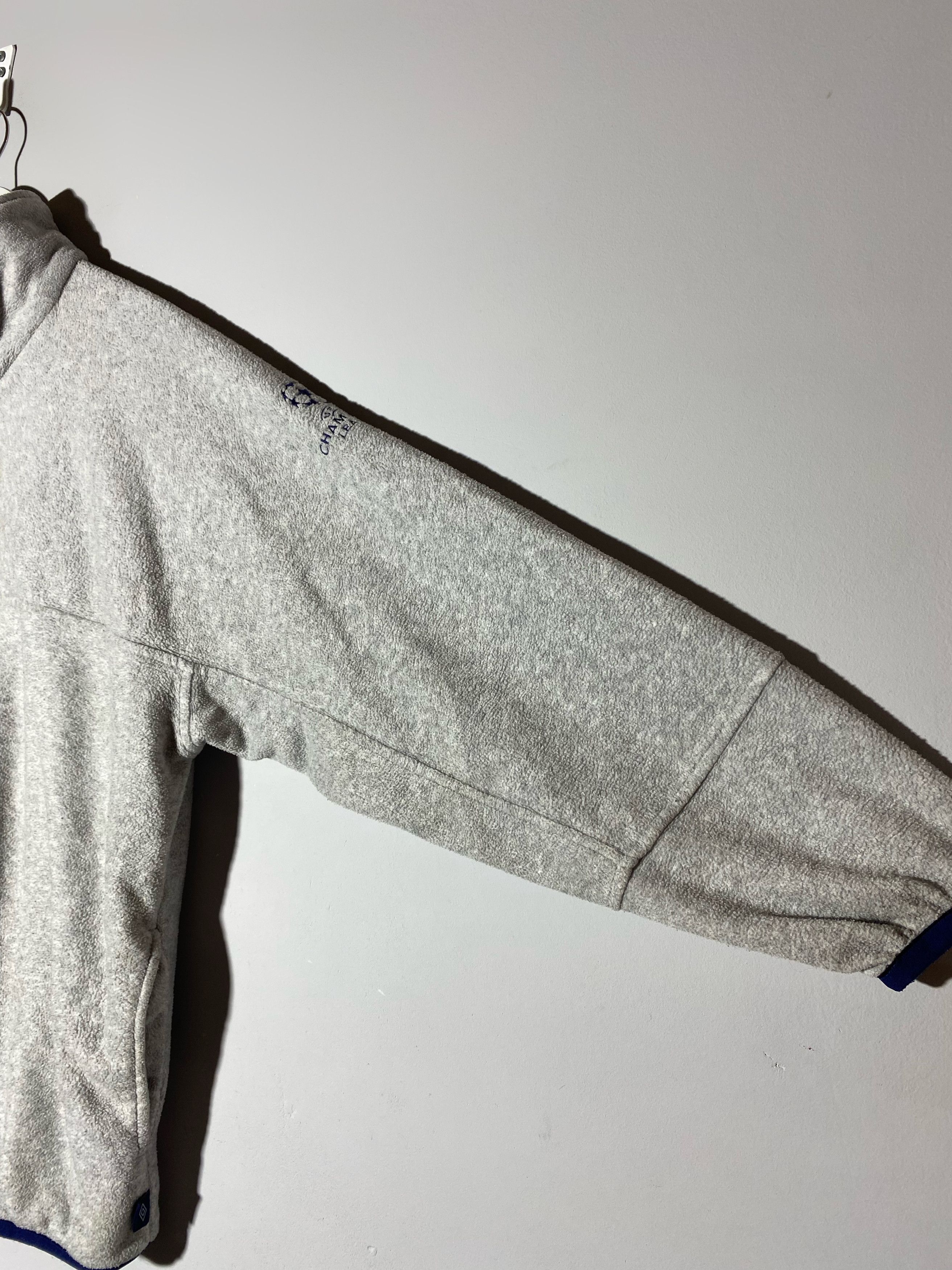 Umbro Vintage 90s Umbro Chelsea FC Fleece Pullover Sweater 1/4 zip Size US M / EU 48-50 / 2 - 12 Thumbnail