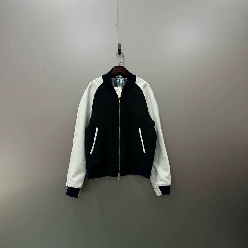 Thom Browne Thom Browne Black and white baseball uniform jacket 2506-Ne Size US M / EU 48-50 / 2 - 1 Thumbnail