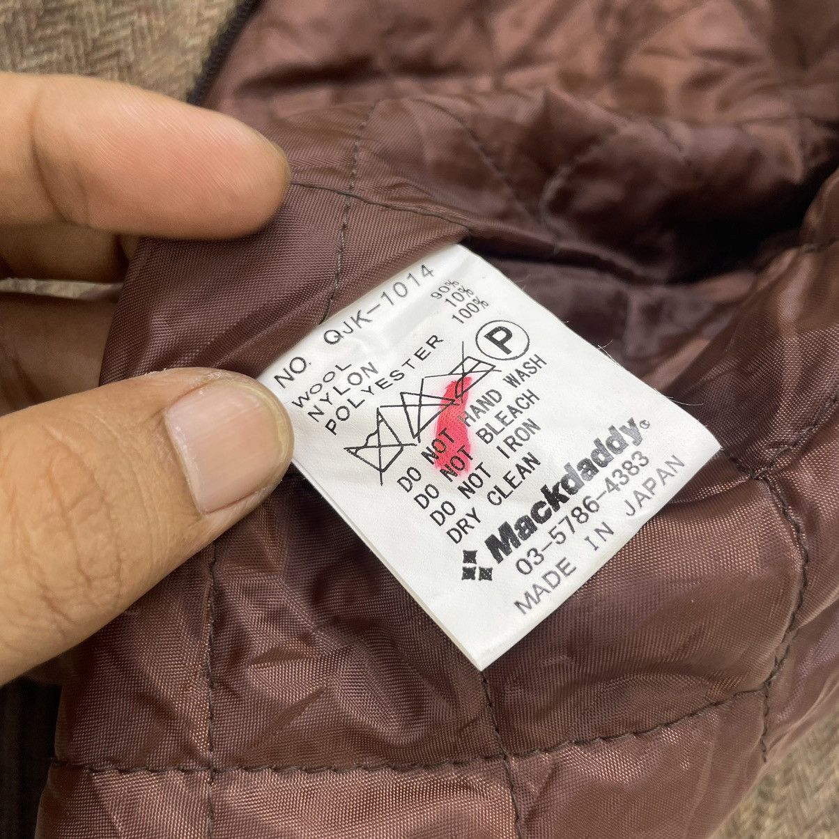 Designer × Japanese Brand Japanese Brand MackDaddy Herringbone Jacket Size S / US 4 / IT 40 - 5 Thumbnail