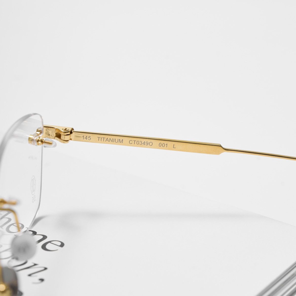 Cartier CARTIER CT0349O 001 GLASSES Size ONE SIZE - 4 Thumbnail