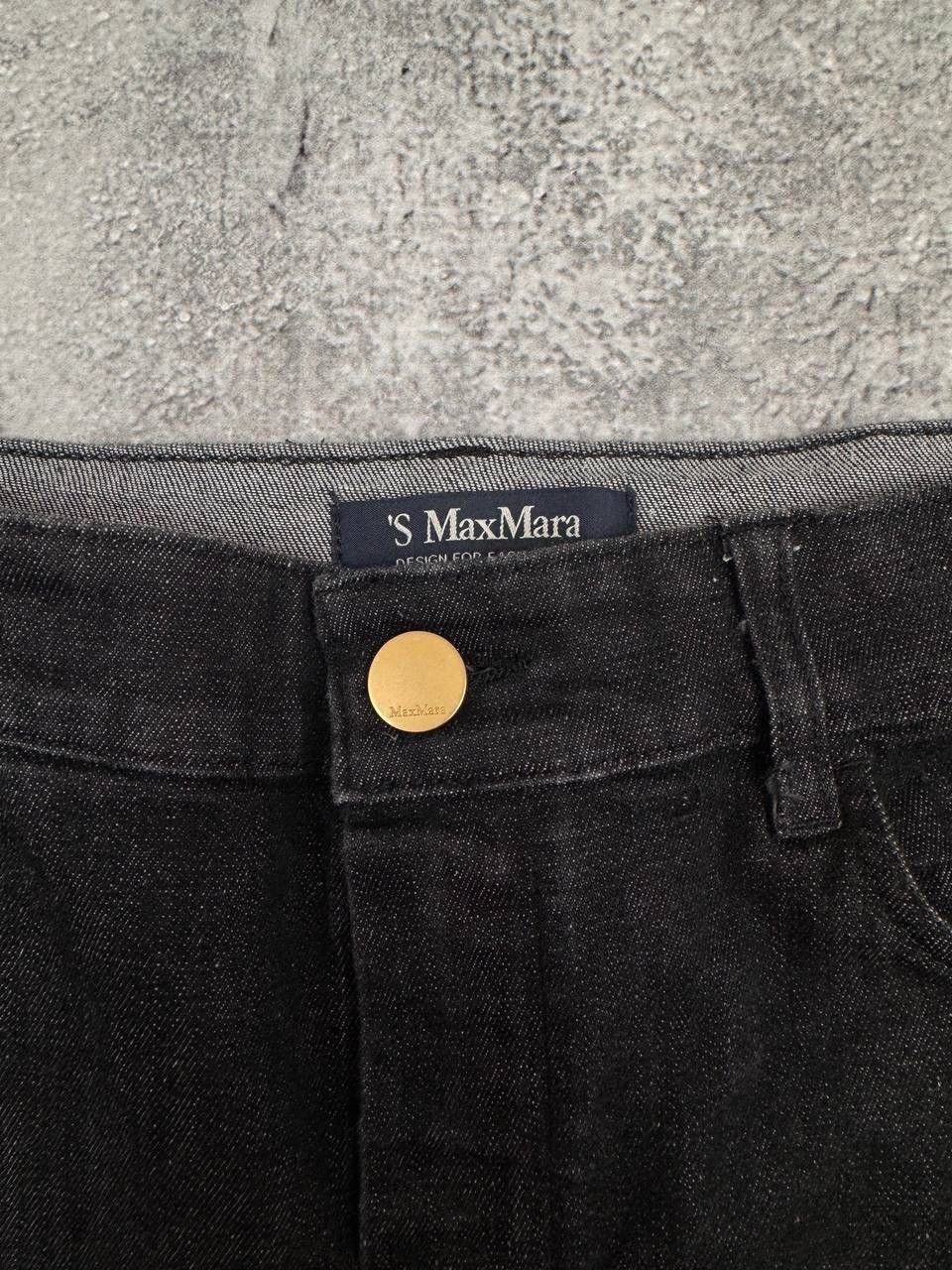 Max Mara Max Mara Women Denim Jeans Pants Straight Fit Black Size XS Size 25" / US 0 / IT 36 - 6 Thumbnail
