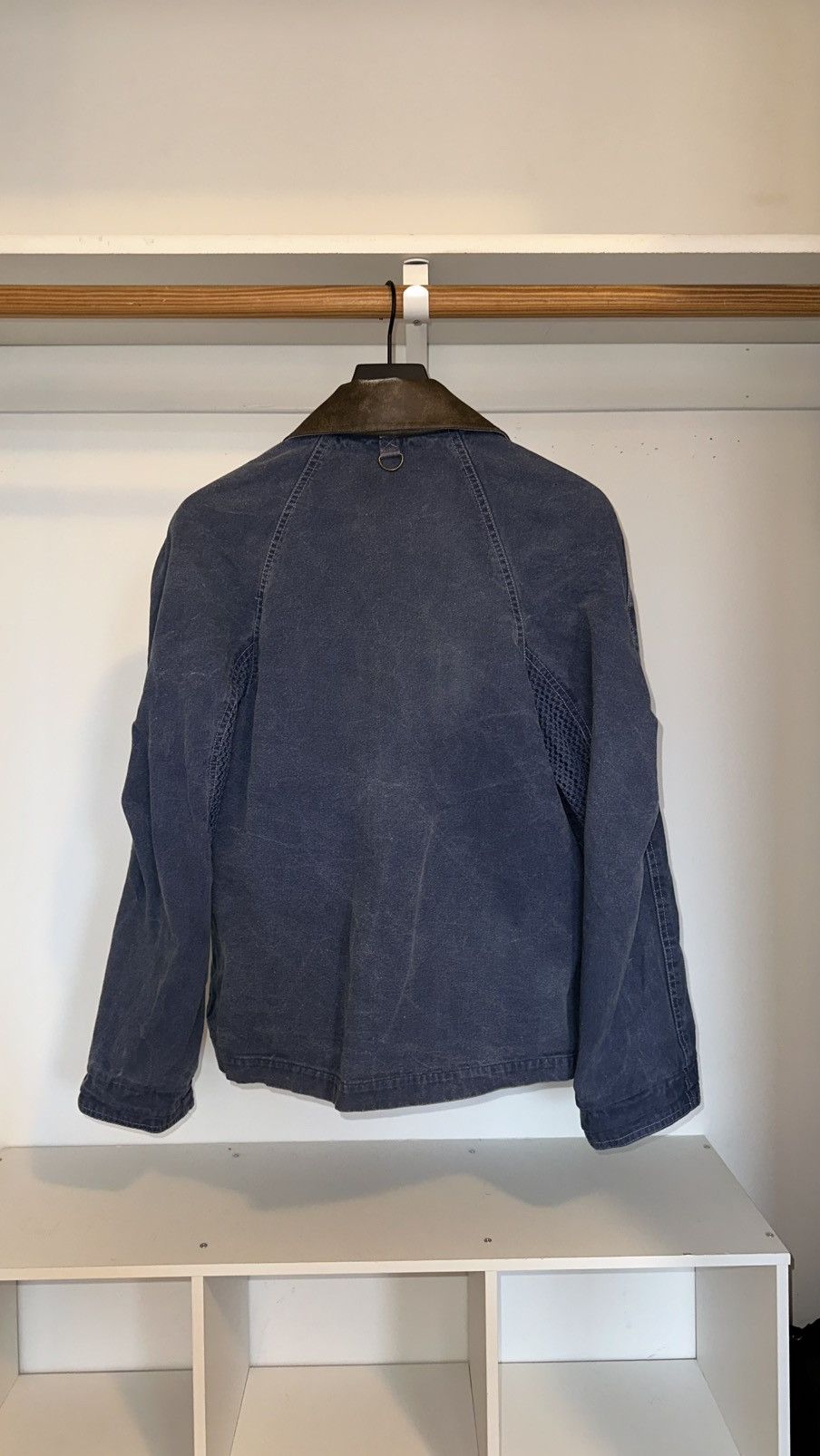 Vintage Y2K Faded Blue Workwear Jacket with Crochet Detailing Size US M / EU 48-50 / 2 - 2 Thumbnail