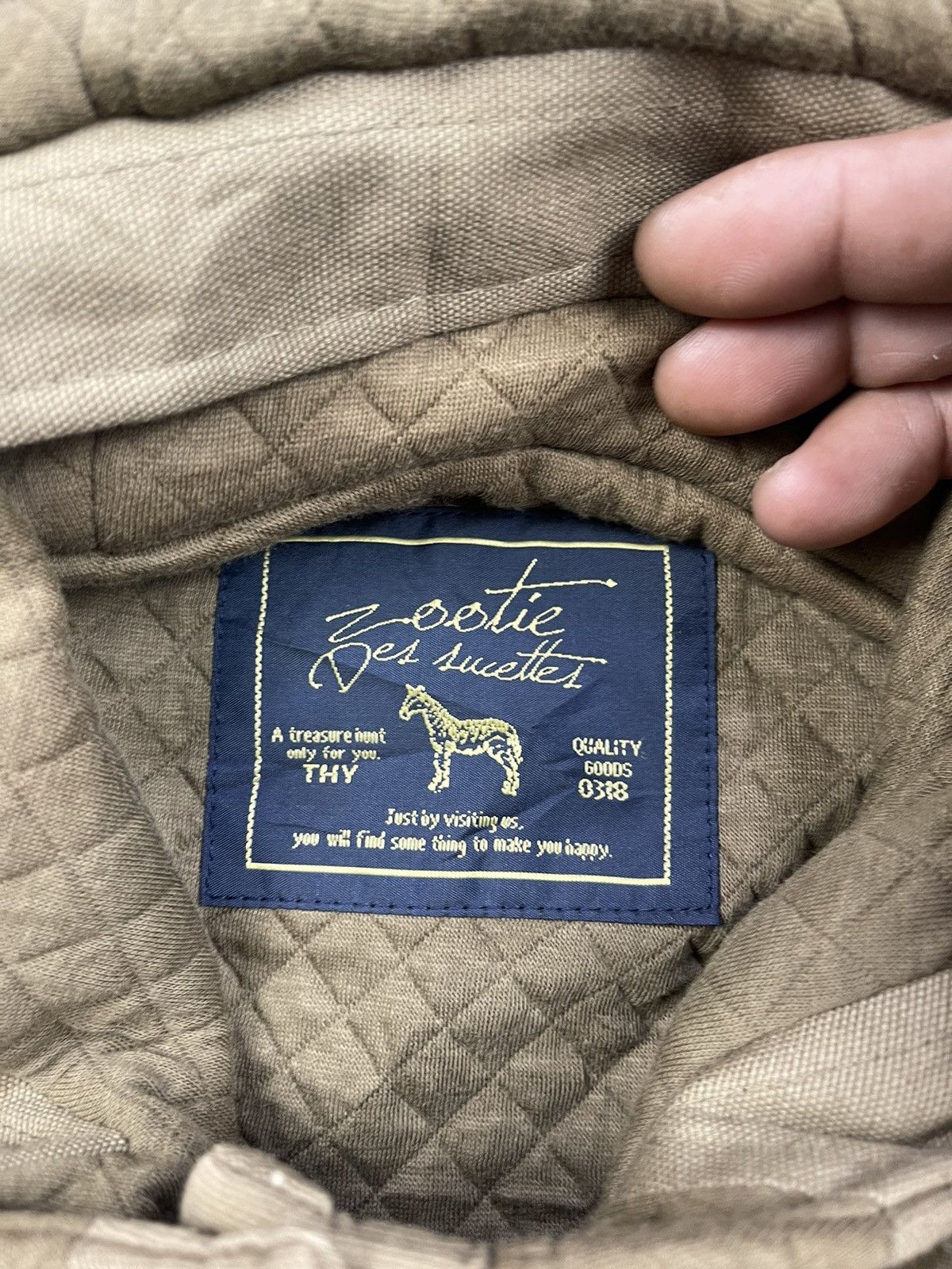 Japanese Brand Zootie Des Sucettes Quilted Hoodie Parkas Size L / US 10 / IT 46 - 8 Thumbnail