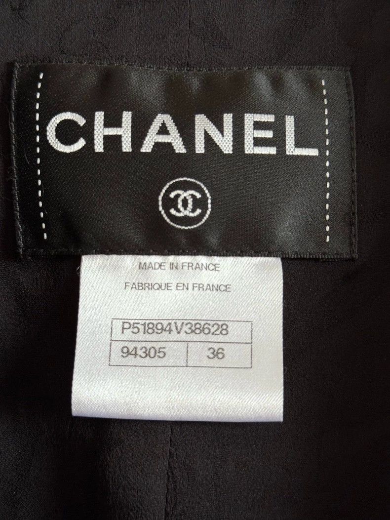 Chanel Chanel Black lapel coat Size XS / US 0-2 / IT 36-38 - 3 Thumbnail