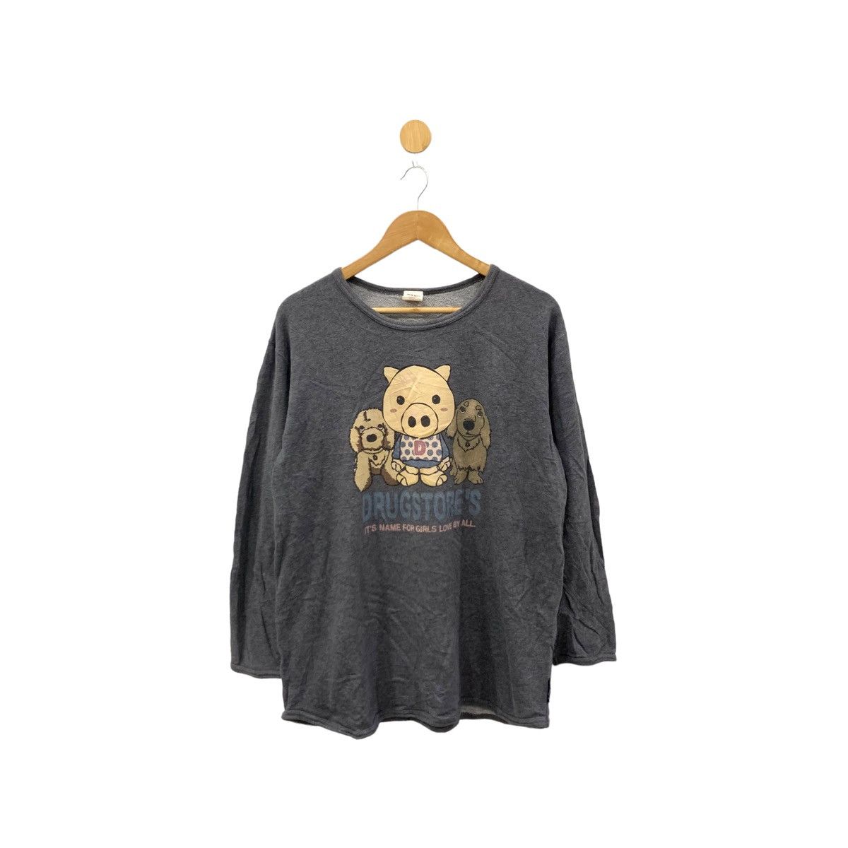 Pig Big Logo by Drug Store Shearling shirt sweatshirts
