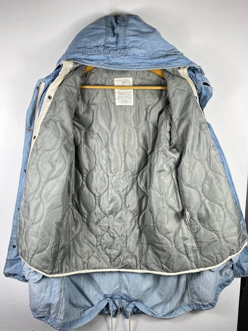 Japanese Brand japanese brands denim parka quilted lining nice design Size US M / EU 48-50 / 2 - 6 Thumbnail
