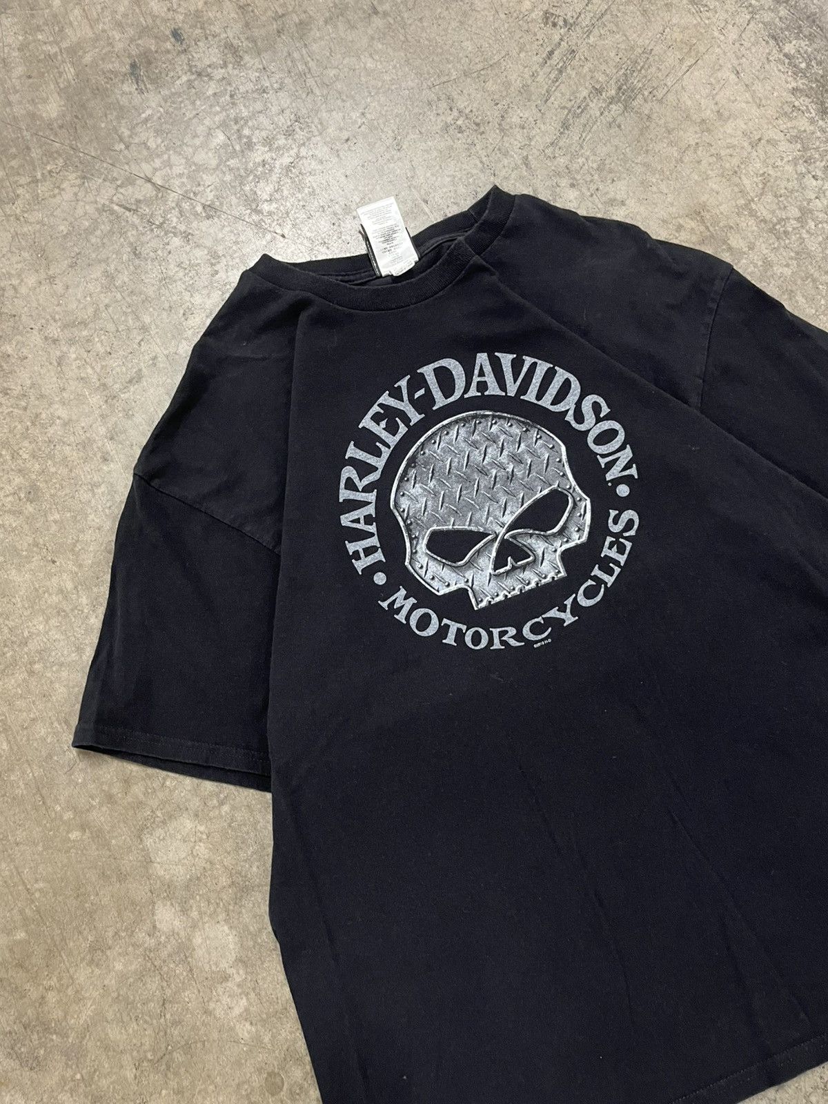 Harley Davidson × Vintage Harley Davidson vintage skull tee shirt hype rare grunge Size US XL / EU 56 / 4 - 4 Thumbnail