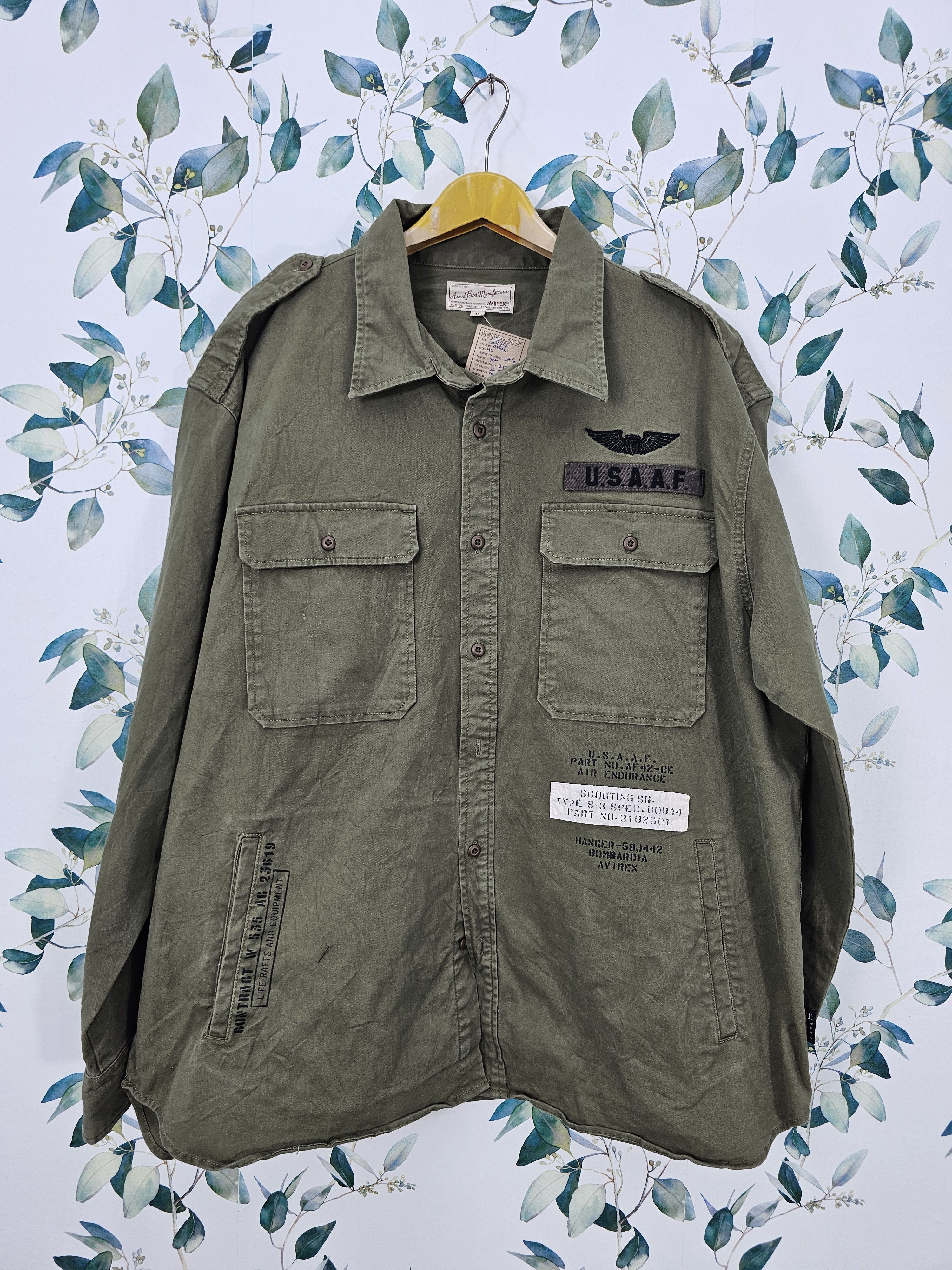 Avirex AVIREX Cordura US Army Combat Tactical Big Size Jacket J0144 Size US XXL / EU 58 / 5 - 1 Thumbnail