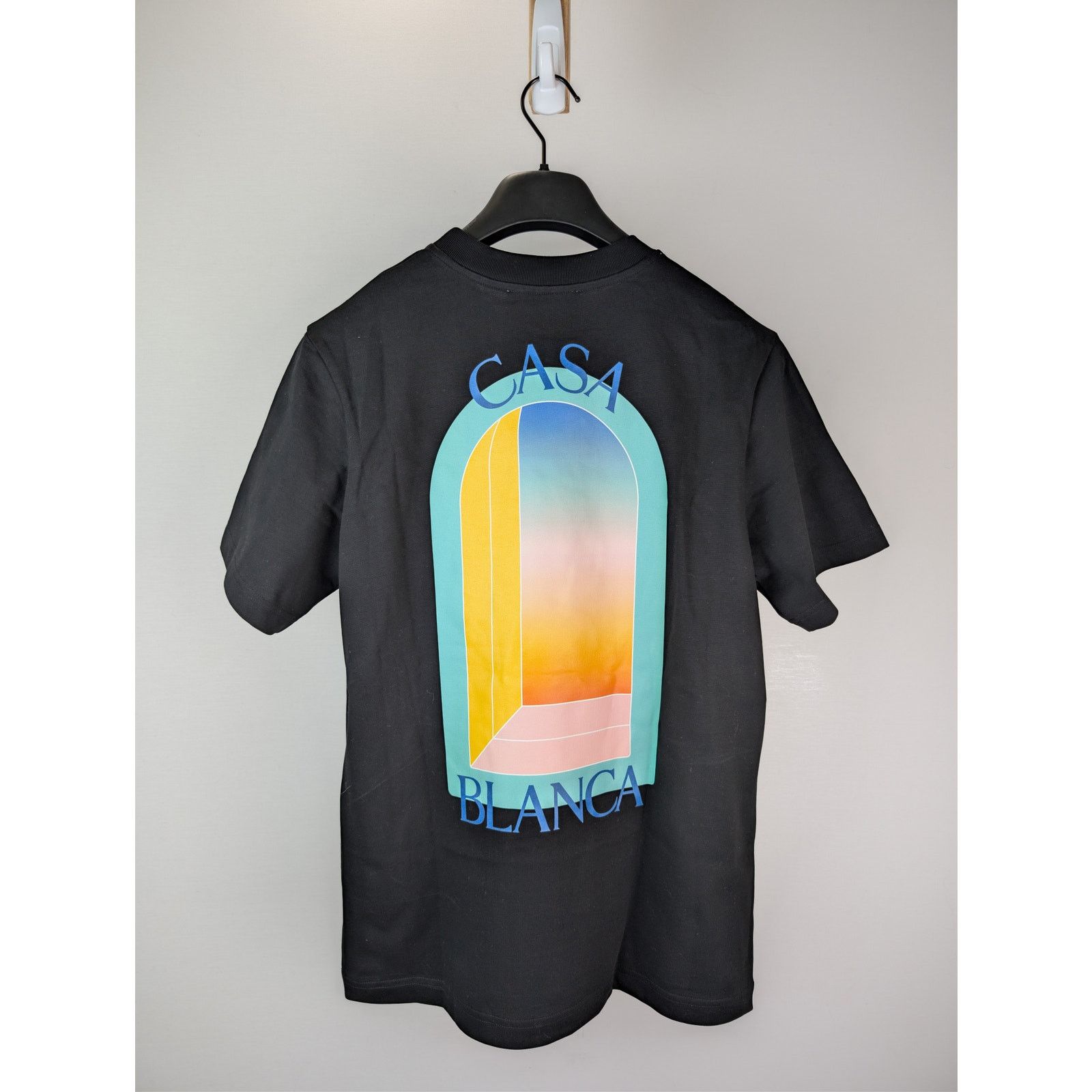 Casablanca o1rshd1 CC20 L'Arc Coloré T-Shirt in Black Size US S / EU 44-46 / 1 - 1 Thumbnail