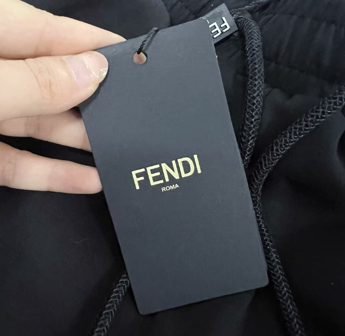 Fendi Fendi Black Logo Shorts J41 Size US 28 / EU 44 - 4 Thumbnail
