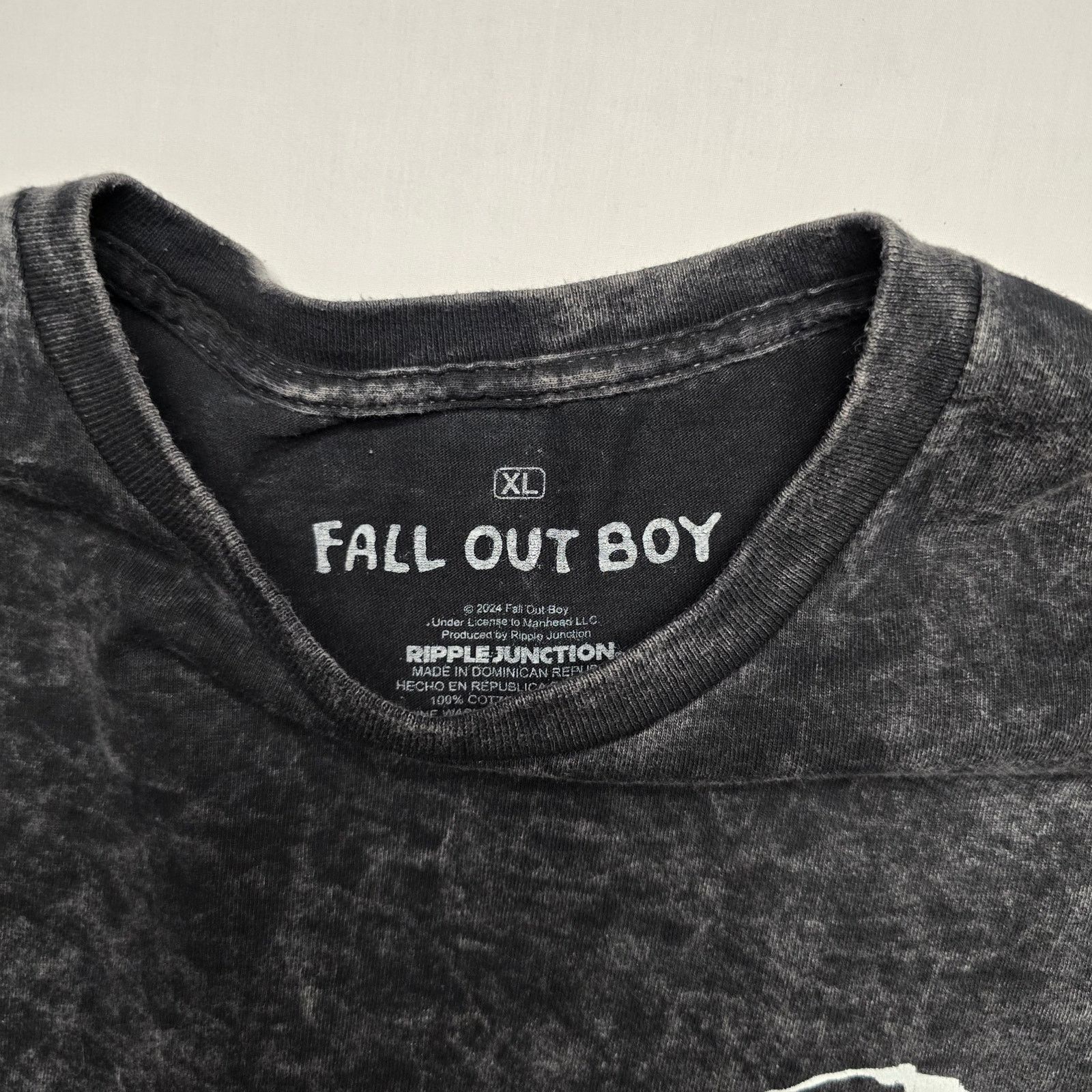 Other Fall Out Boy So Much For Stardust XL Acid Wash Band Tee Size US XL / EU 56 / 4 - 5 Thumbnail
