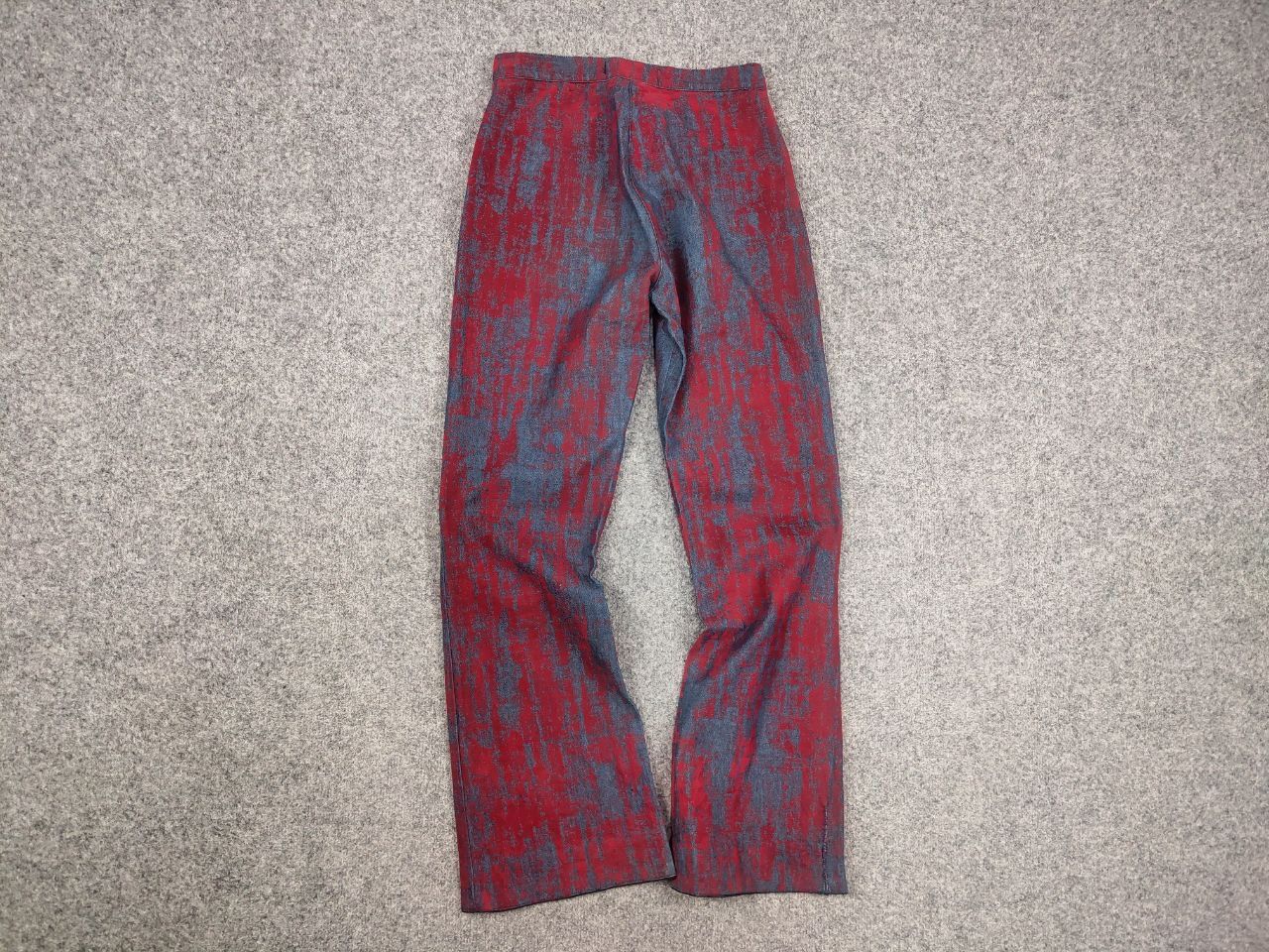 Japanese Brand Vintage Hysteric Glamour style flared Blue Red Pants Y2K Size 27" / US 4 / IT 40 - 12 Thumbnail