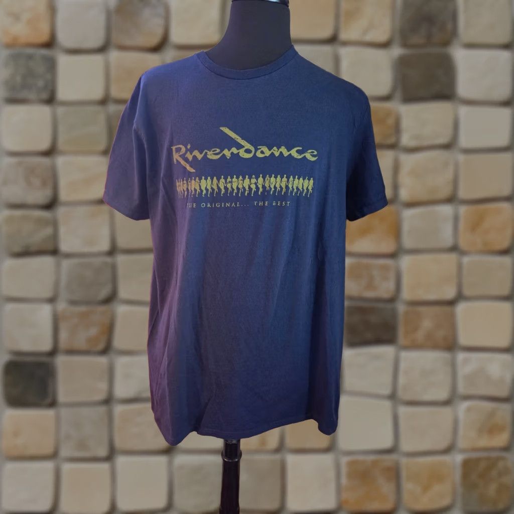 Fruit Of The Loom Riverdance Broadway Musical Navy Blue Short Sleeve T-Shirt Size XL Men Size US XL / EU 56 / 4 - 1 Thumbnail