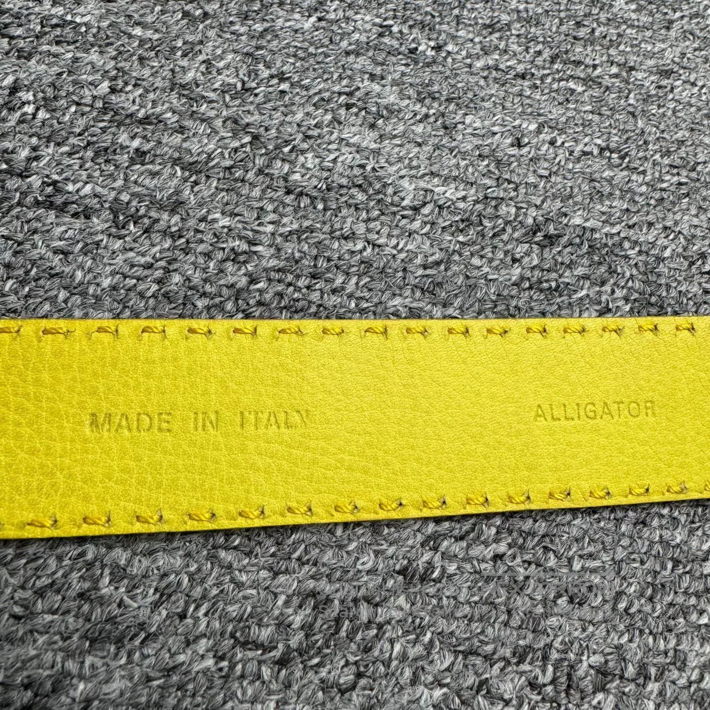 Kiton Kiton 90cm Yellow Belt. Size ONE SIZE - 4 Thumbnail
