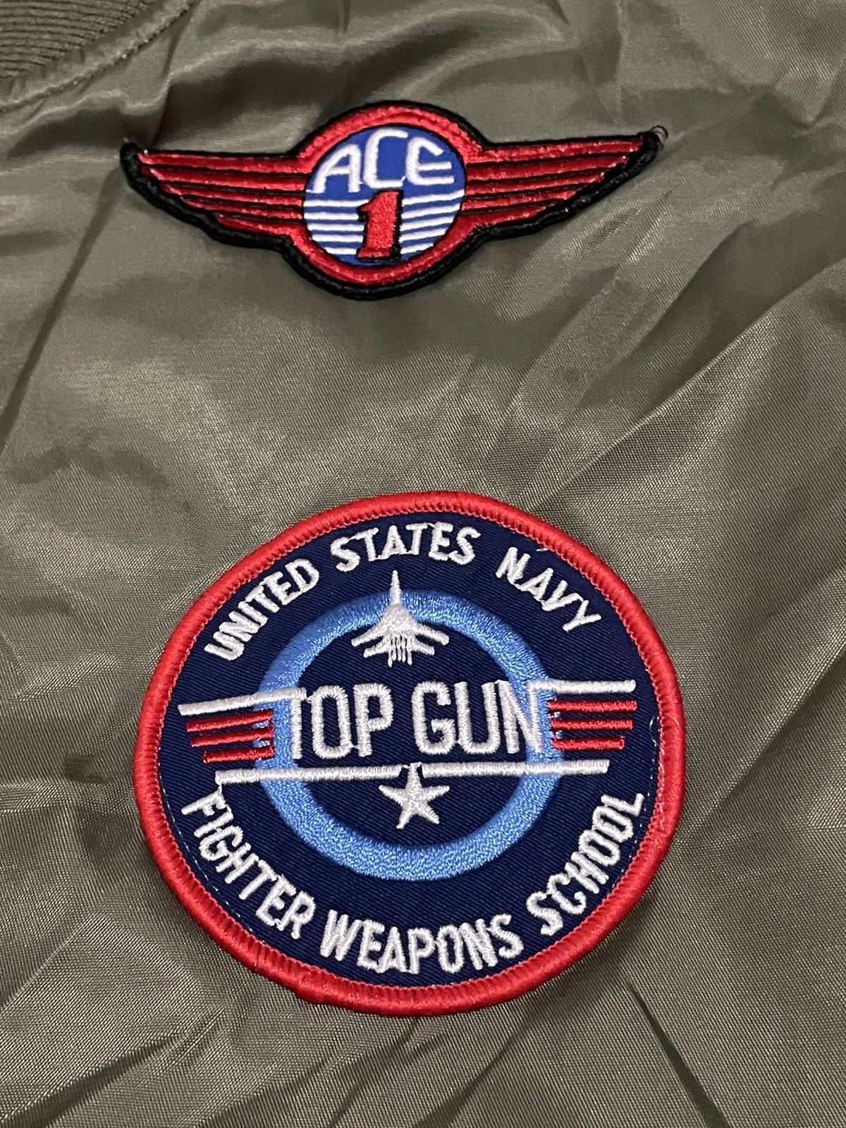 Alpha Industries Alpha Industries MA-1 50th Anniversary Top Gun bomber Size US L / EU 52-54 / 3 - 9 Thumbnail