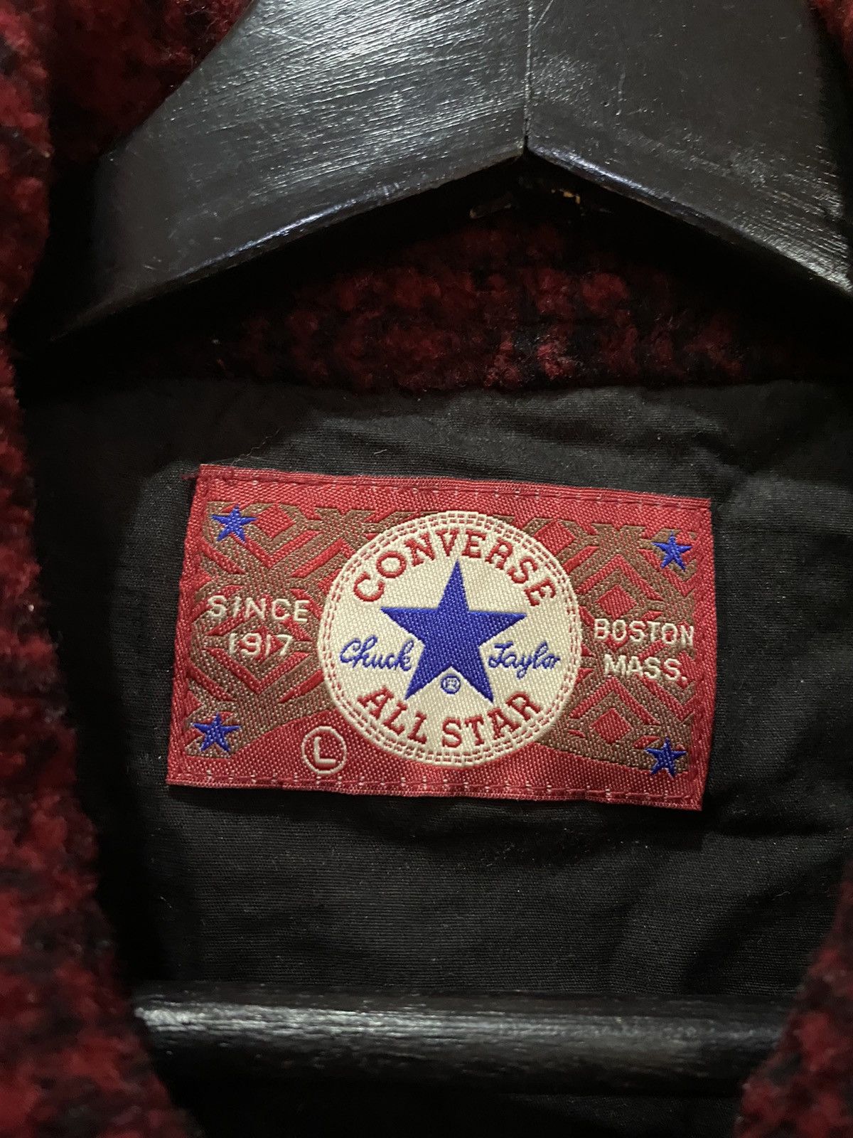 Converse VINTAGE CONVERSE FLEECE WORK SHIRT Size US L / EU 52-54 / 3 - 6 Thumbnail