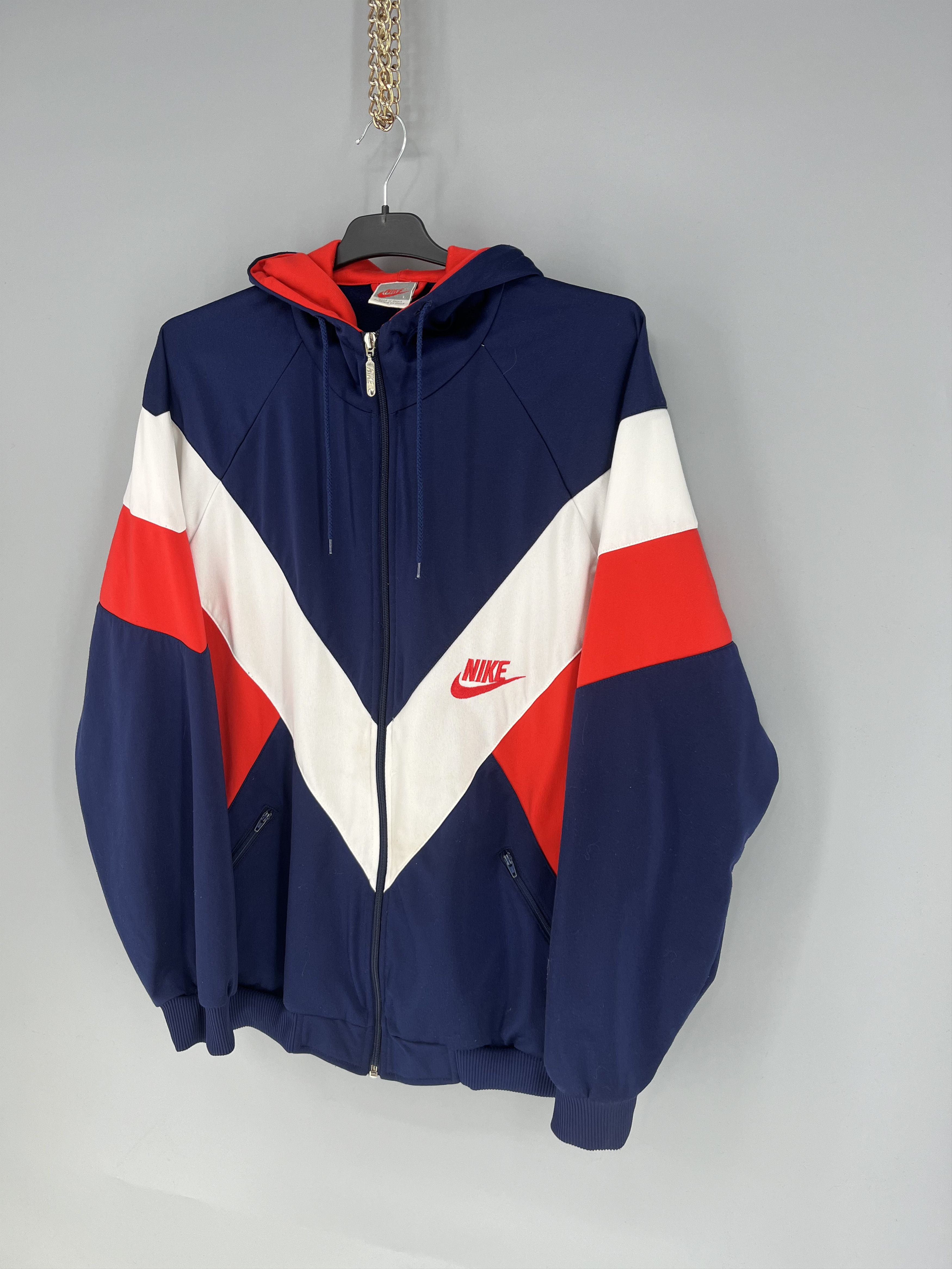 Nike Nike Vintage 90s Sweatshirt Zip Swoosh Hype Rare Size US L / EU 52-54 / 3 - 3 Thumbnail