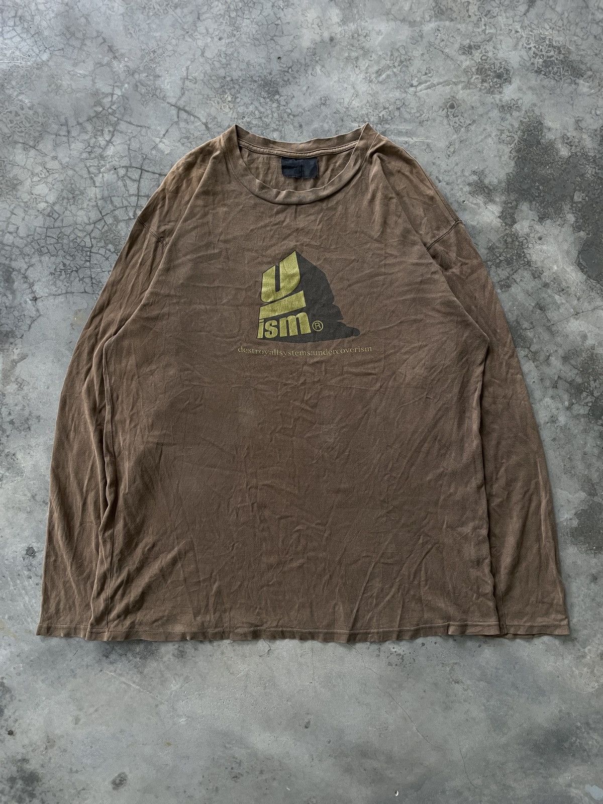 Jun Takahashi × Undercover × Vintage Vintage 1999 Undercoverism Destroy All Systems L/S Tshirt Size US XL / EU 56 / 4 - 1 Thumbnail