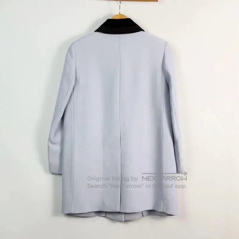 Miu Miu Miu Miu Women's Blue Wool Coat . Size XXS / US 00 / IT 34 - 2 Thumbnail