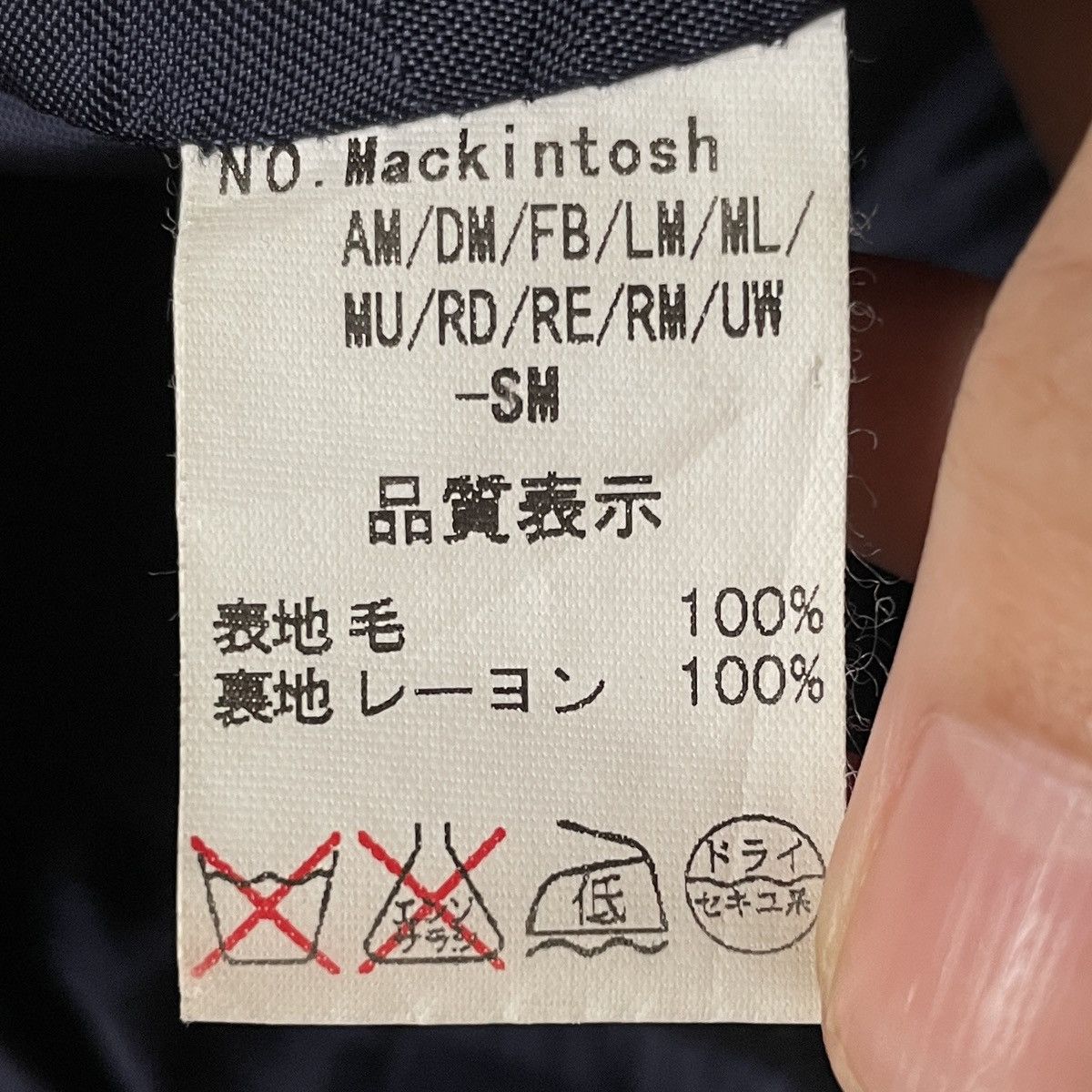 Vintage Brand Mackintosh Wool Parka 1990s