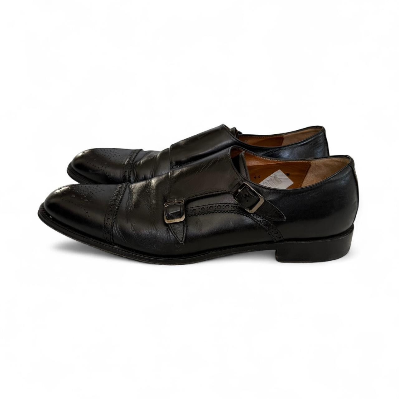 Mezlan Mezlan Men's Black Brogues Size US 10.5 / EU 43-44 - 4 Thumbnail