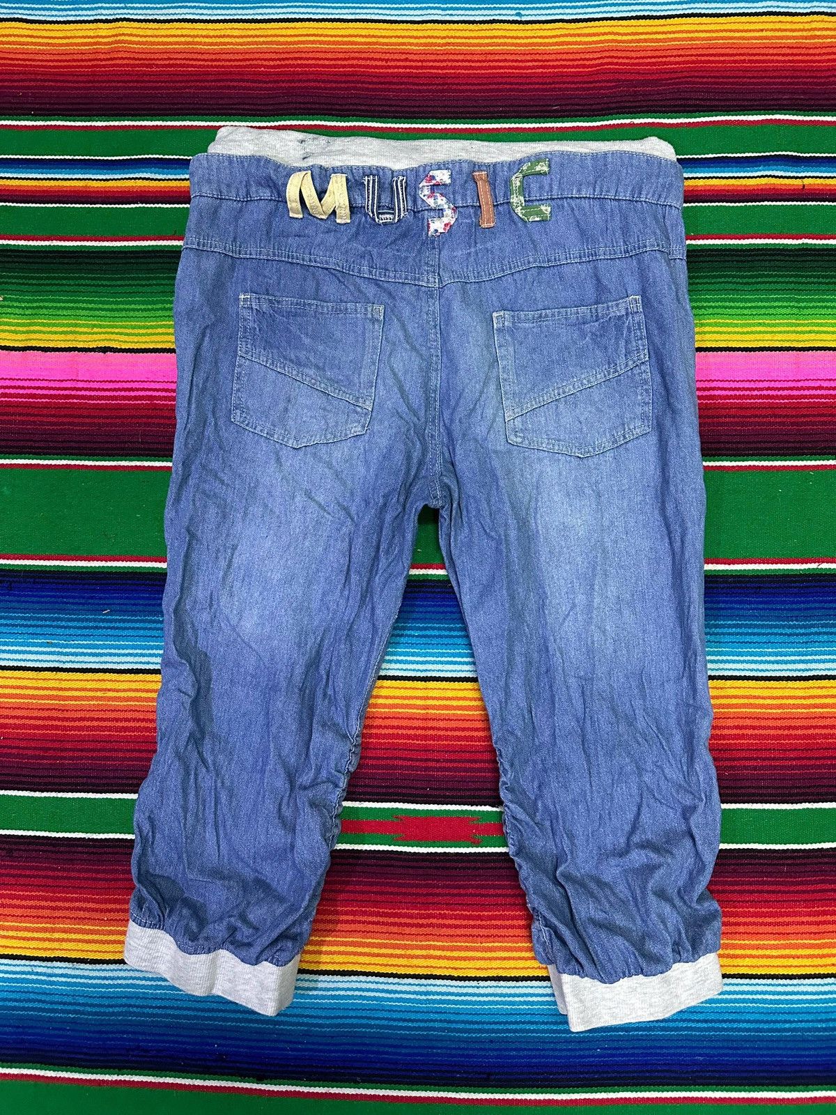 Japanese Brand × Vintage 💥Double Waist💥 Sorridere Double Waist Music💥 Size US 32 / EU 48 - 2 Thumbnail