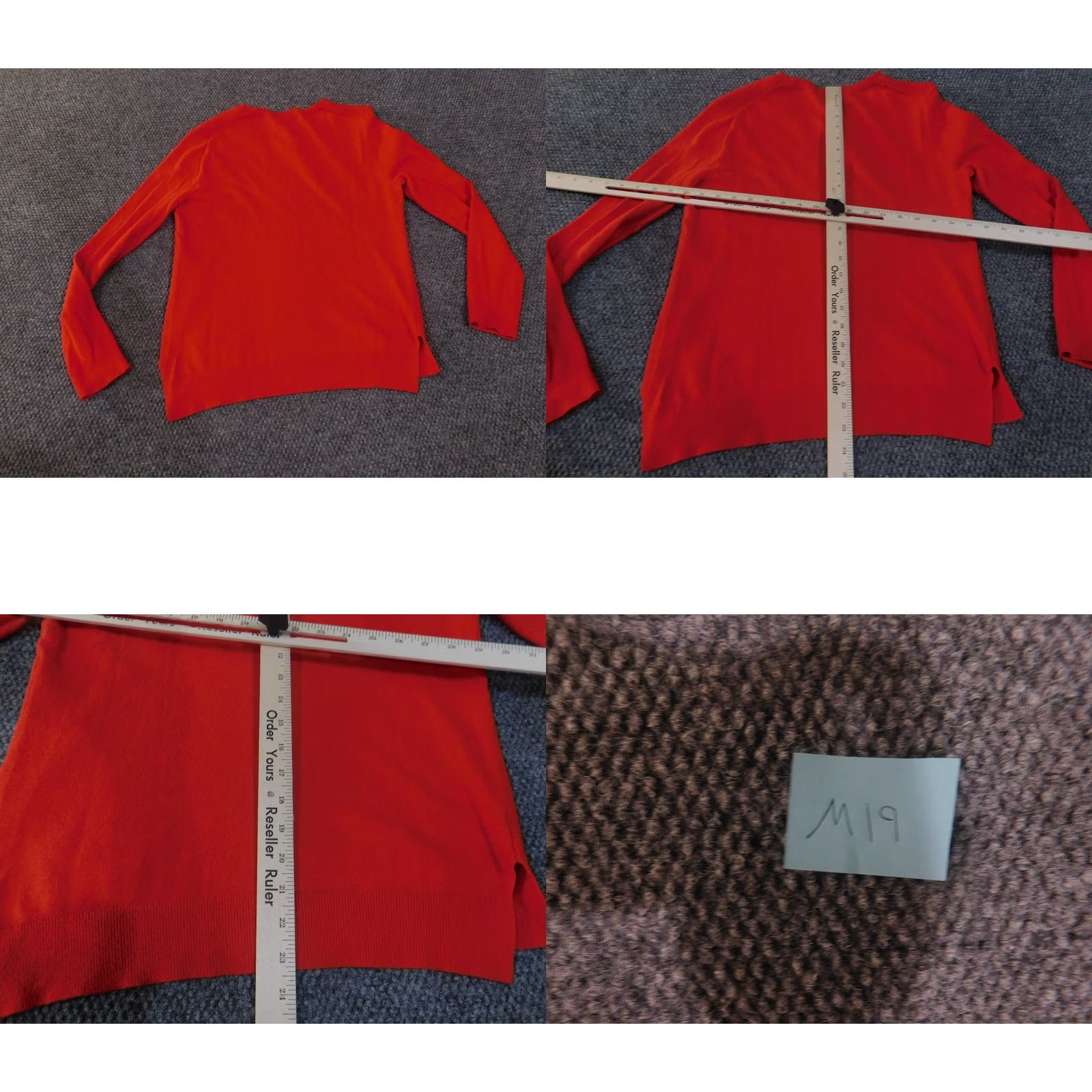 Loft LOFT Sweater Womens M Red Long Sleeve Pullover Lightweight Knit Regular Fit casual Pullover Womens Size M / US 6-8 / IT 42-44 - 8 Thumbnail