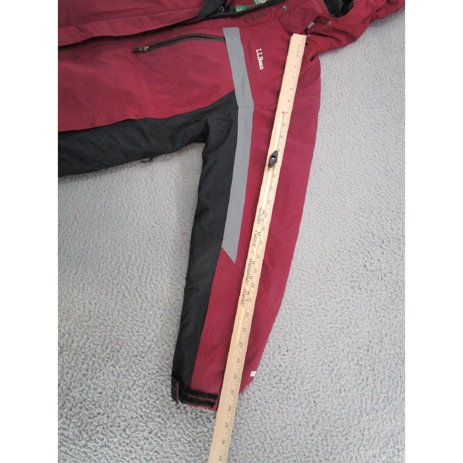 Vintage VINTAGE L.L. Bean Women's Gore Tex Hooded Full Zip Jacket Outdoor Ski Size Large Red Jacket Womens Size L / US 10 / IT 46 - 7 Thumbnail