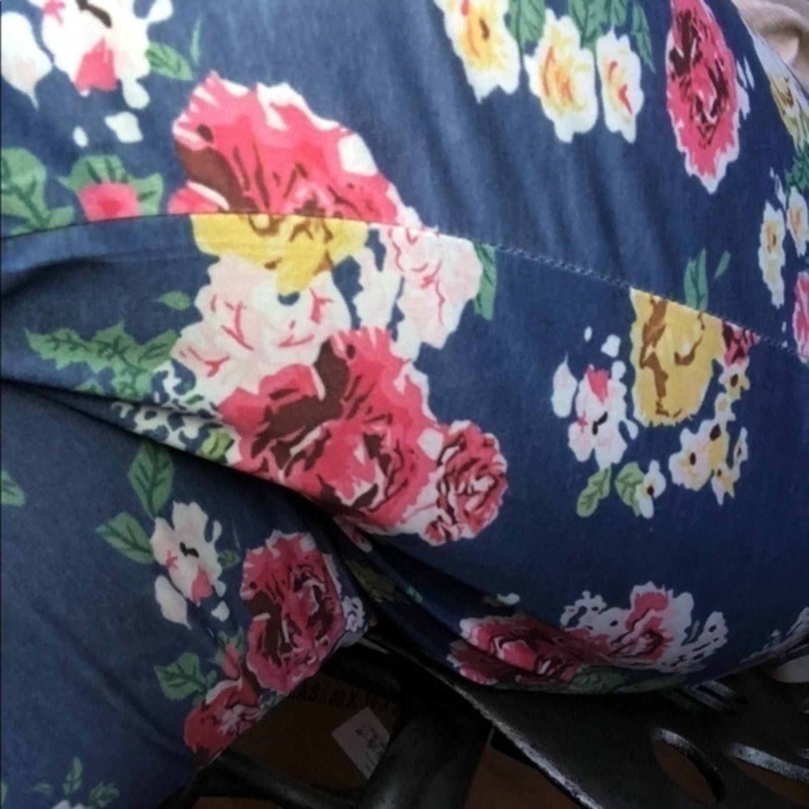 Designer Floral Drawstring Lounge Pants NWT Size 32" / US 10 / IT 46 - 3 Thumbnail