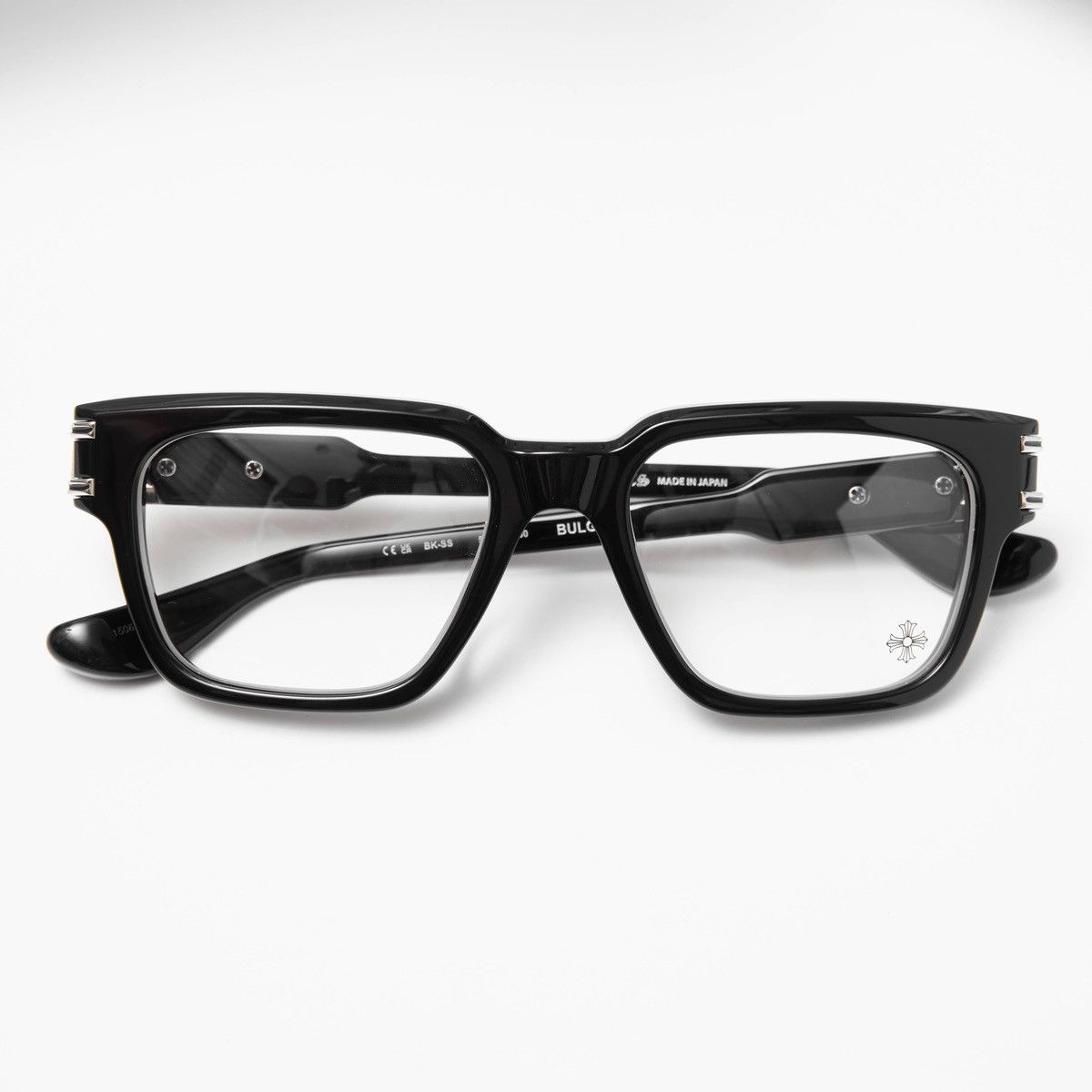 Chrome Hearts CHROME HEARTS BULGE BLACK SHINY SILVER GLASSES Size ONE SIZE - 6 Thumbnail