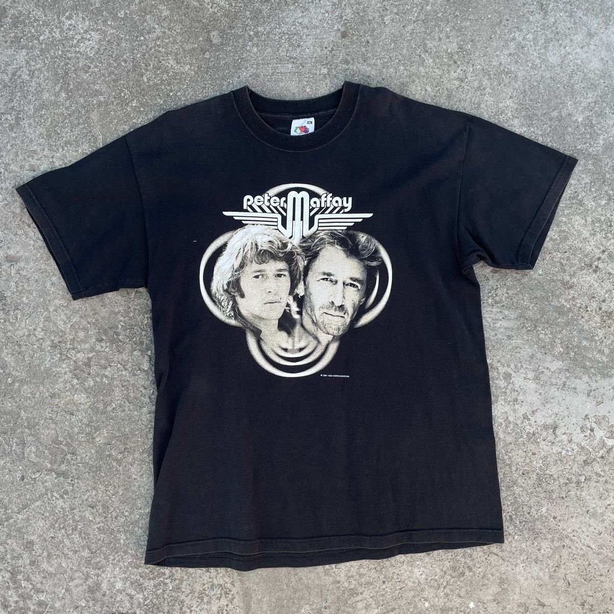 Band Tees × Vintage Vintage Peter Maffay 2001 T-shirts Band Tee Size XL Black Size US XL / EU 56 / 4 - 1 Thumbnail