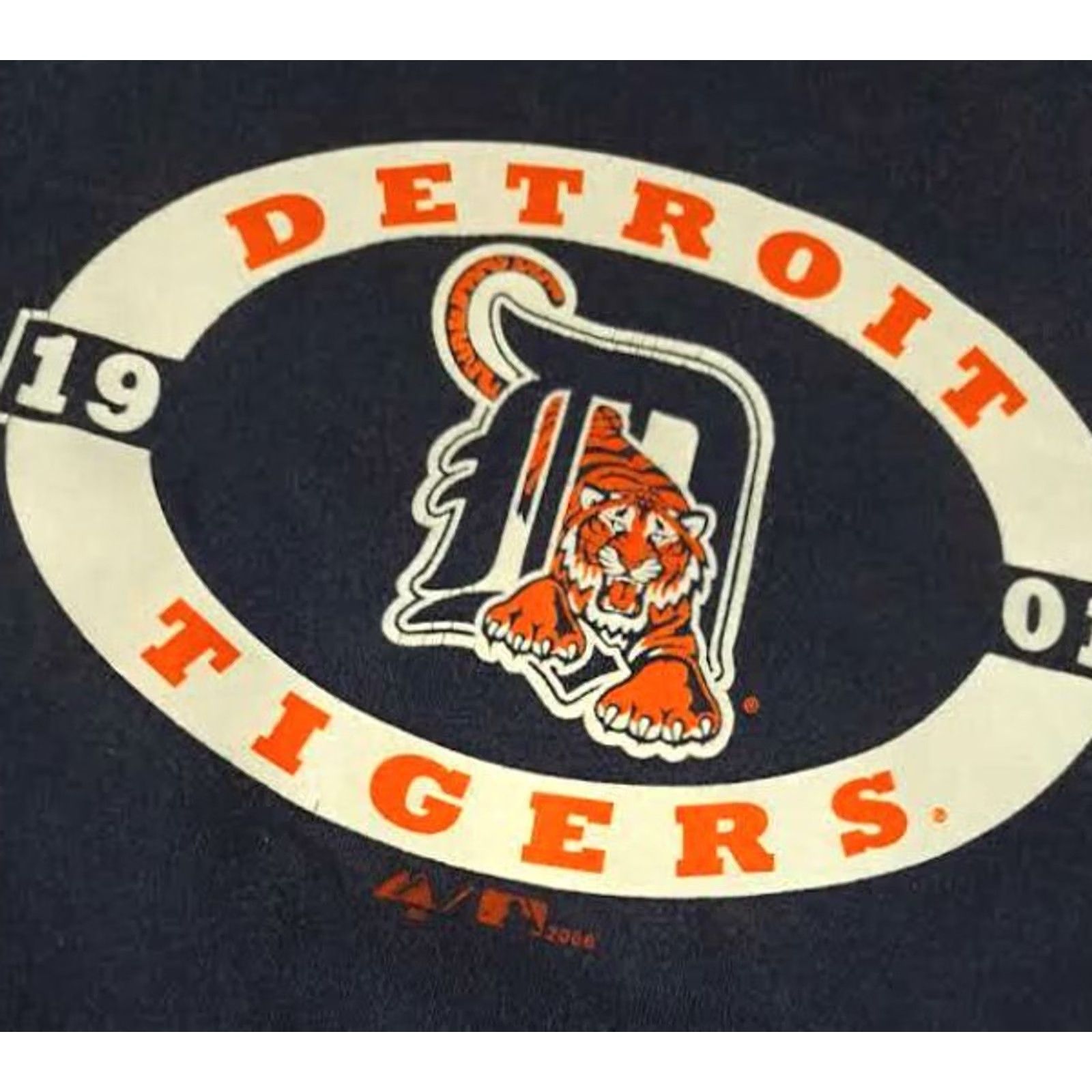 Nike VINTAGE Nike Detroit Tigers Baseball T-Shirt XL Blue Short Sleeve Unisex Adults Sports 2006 Large Size US XL / EU 56 / 4 - 4 Thumbnail