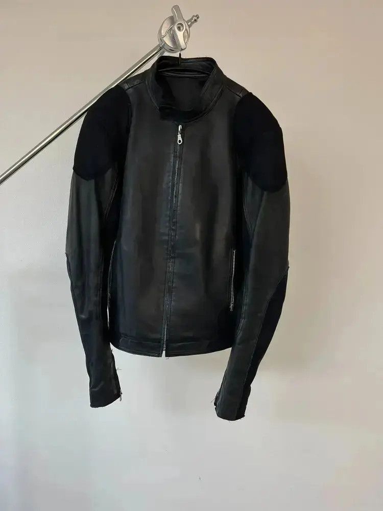 Yohji Yamamoto Yohji Yamamoto AAR leather bike jacket Size US L / EU 52-54 / 3 - 1 Thumbnail
