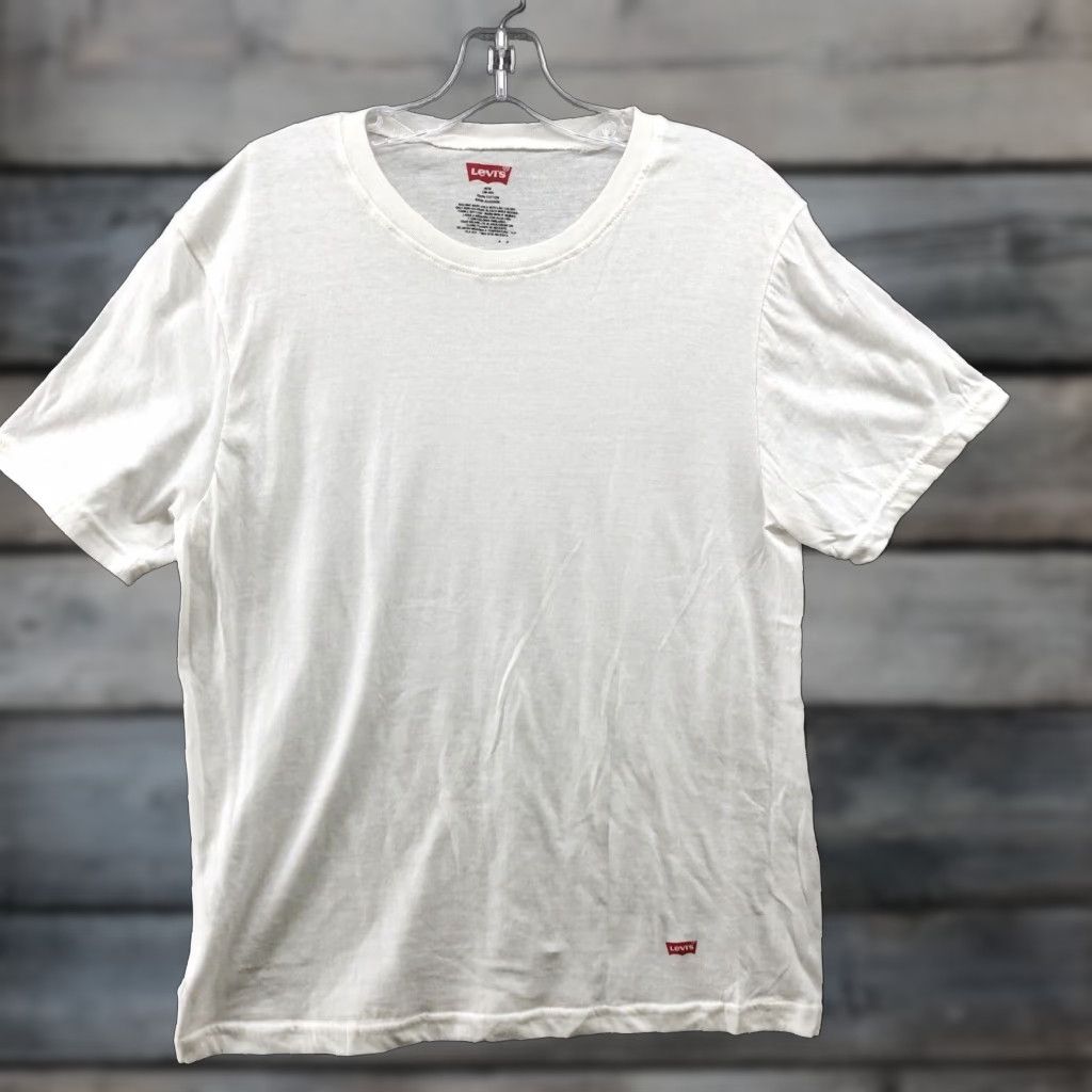 Levi's Levi's Mens White Cotton T Shirt M Extra Large XL Short Sleeve Size US M / EU 48-50 / 2 - 1 Thumbnail