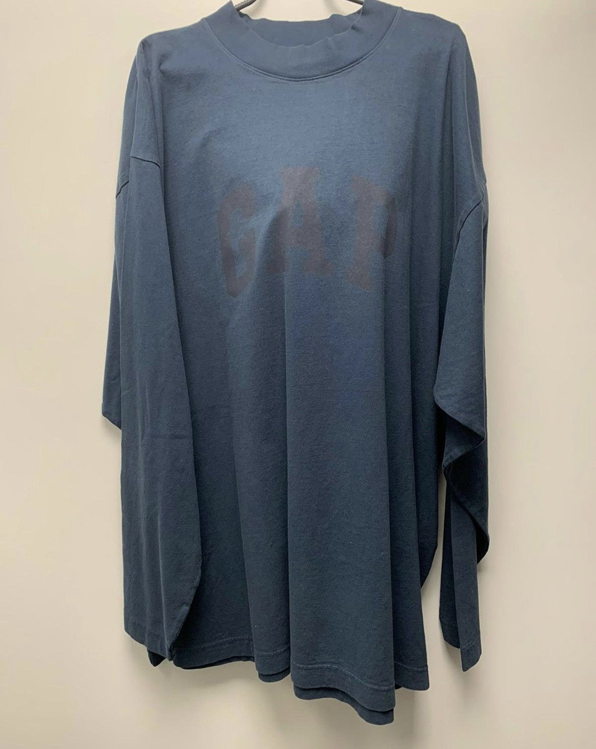 image of Yeezy Gap Dove Longsleeve in Blue, Men's (Size XL)