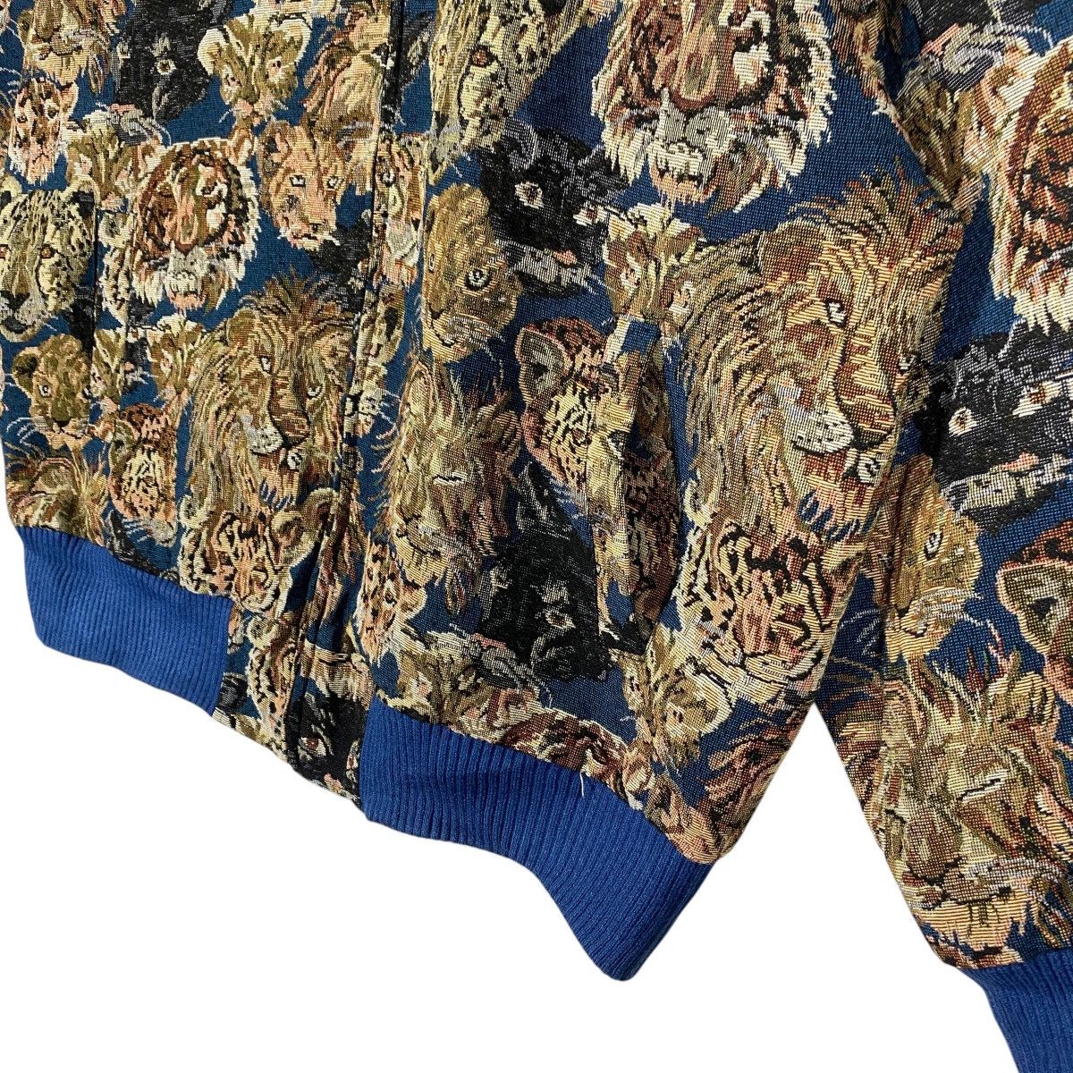Japanese Brand Vintage Goblan Panther Lion Full Print Bomber Jacket Size US L / EU 52-54 / 3 - 5 Thumbnail