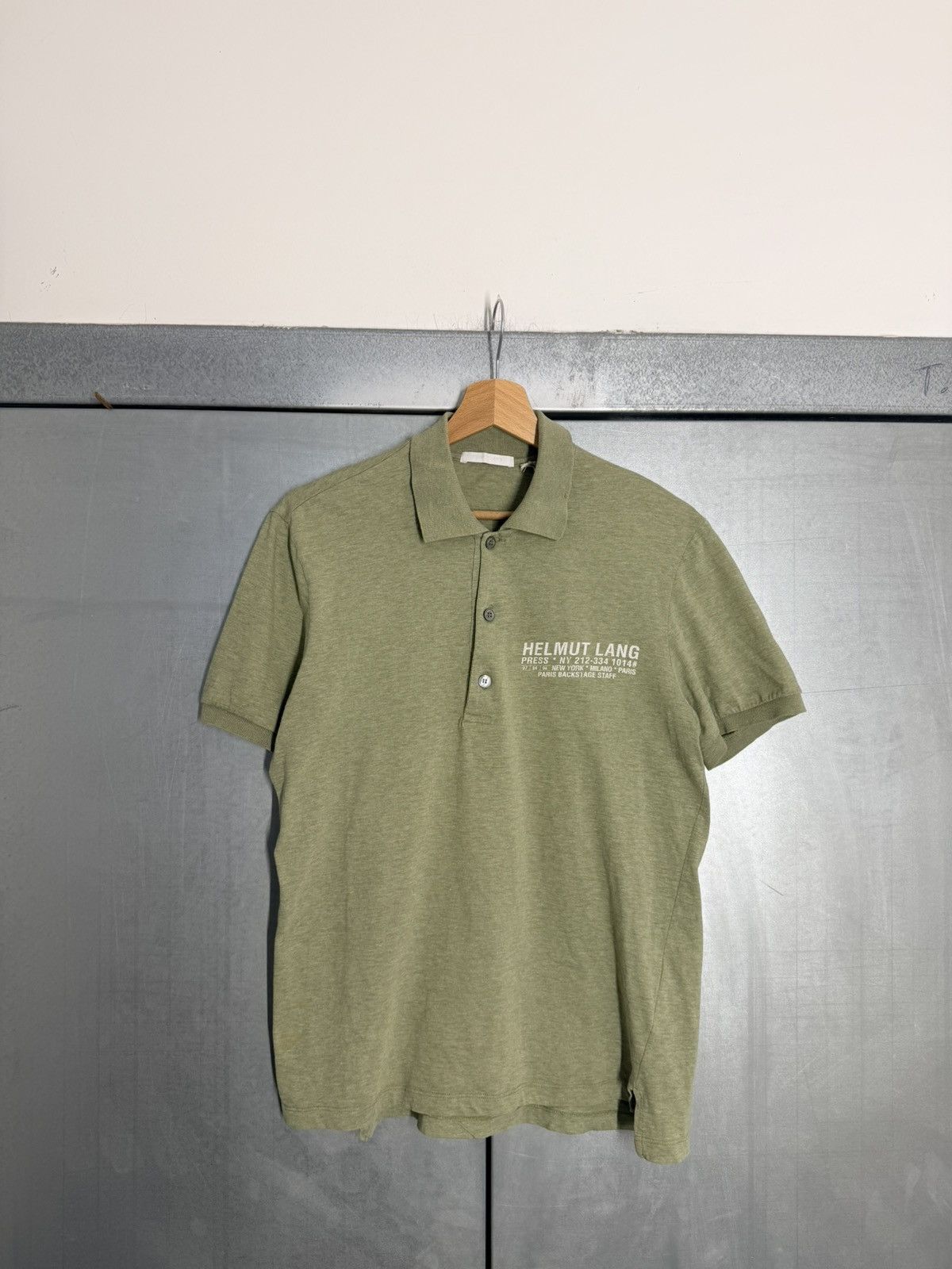 Helmut Lang Backstage t shirt | Grailed