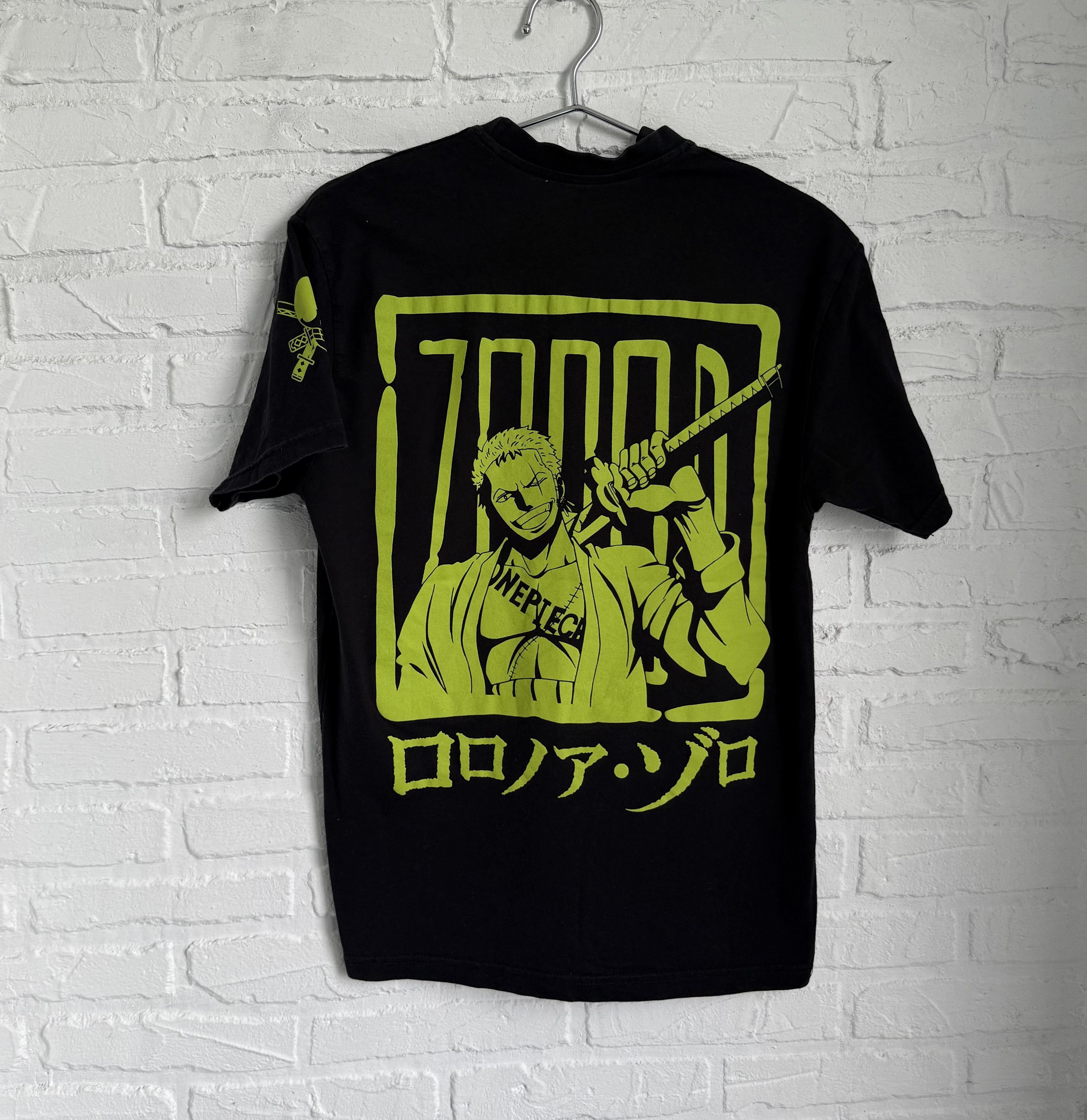 Anime × Japanese Brand × Vintage Vintage 2000s One piece Zoro Anime manga t-shirt Size US M / EU 48-50 / 2 - 1 Thumbnail