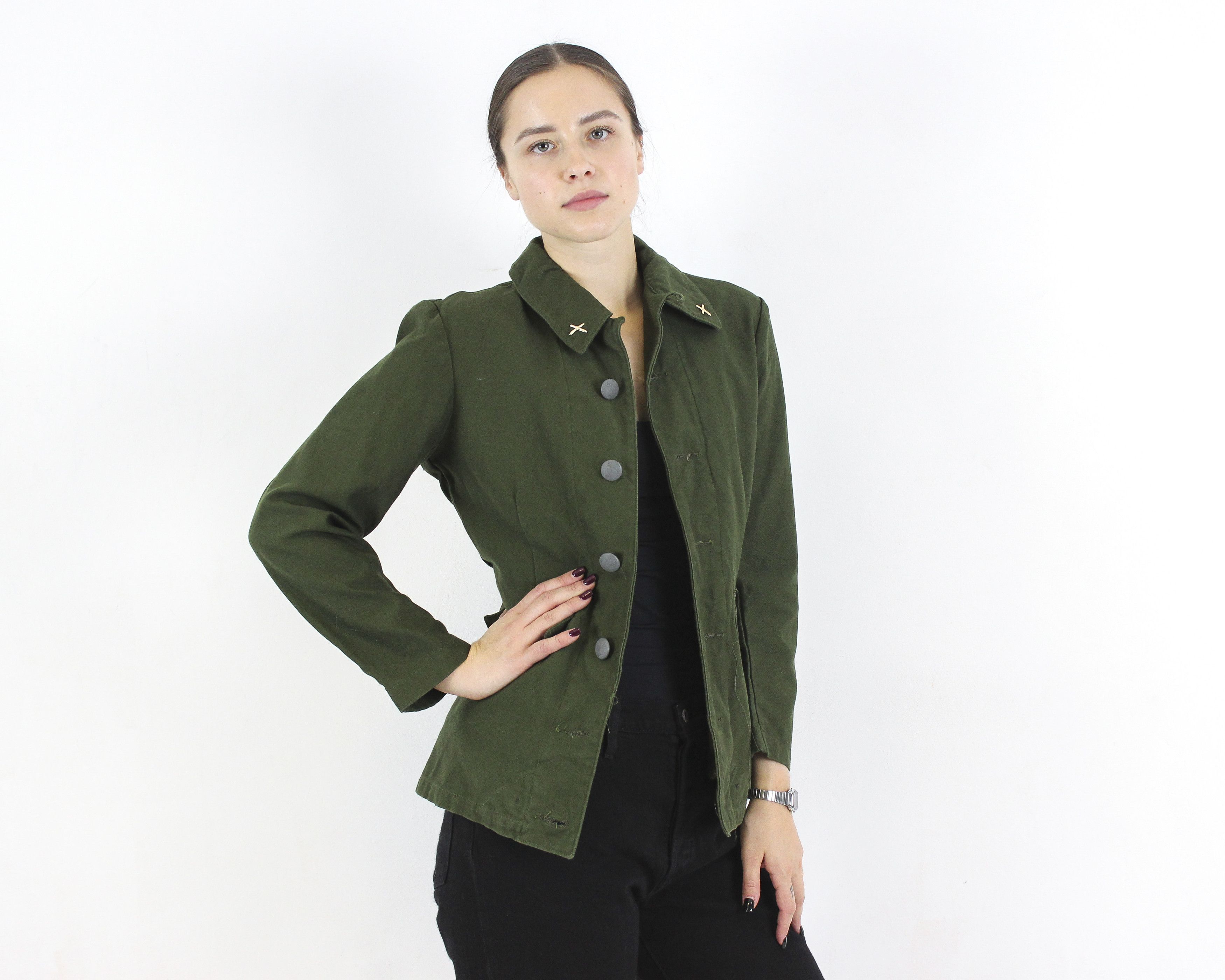 Japanese Brand × Vintage Swedish 1974 M Army Norsel Field Jacket Cargo Canvas Jeep Size M / US 6-8 / IT 42-44 - 3 Thumbnail