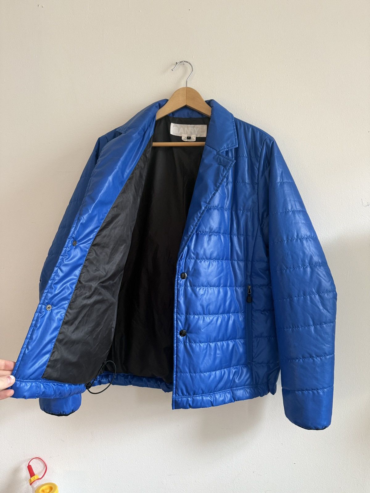Comme des Garcons Ganryu Comme des Garçons notch lapel padded jacket blue Size US M / EU 48-50 / 2 - 5 Thumbnail