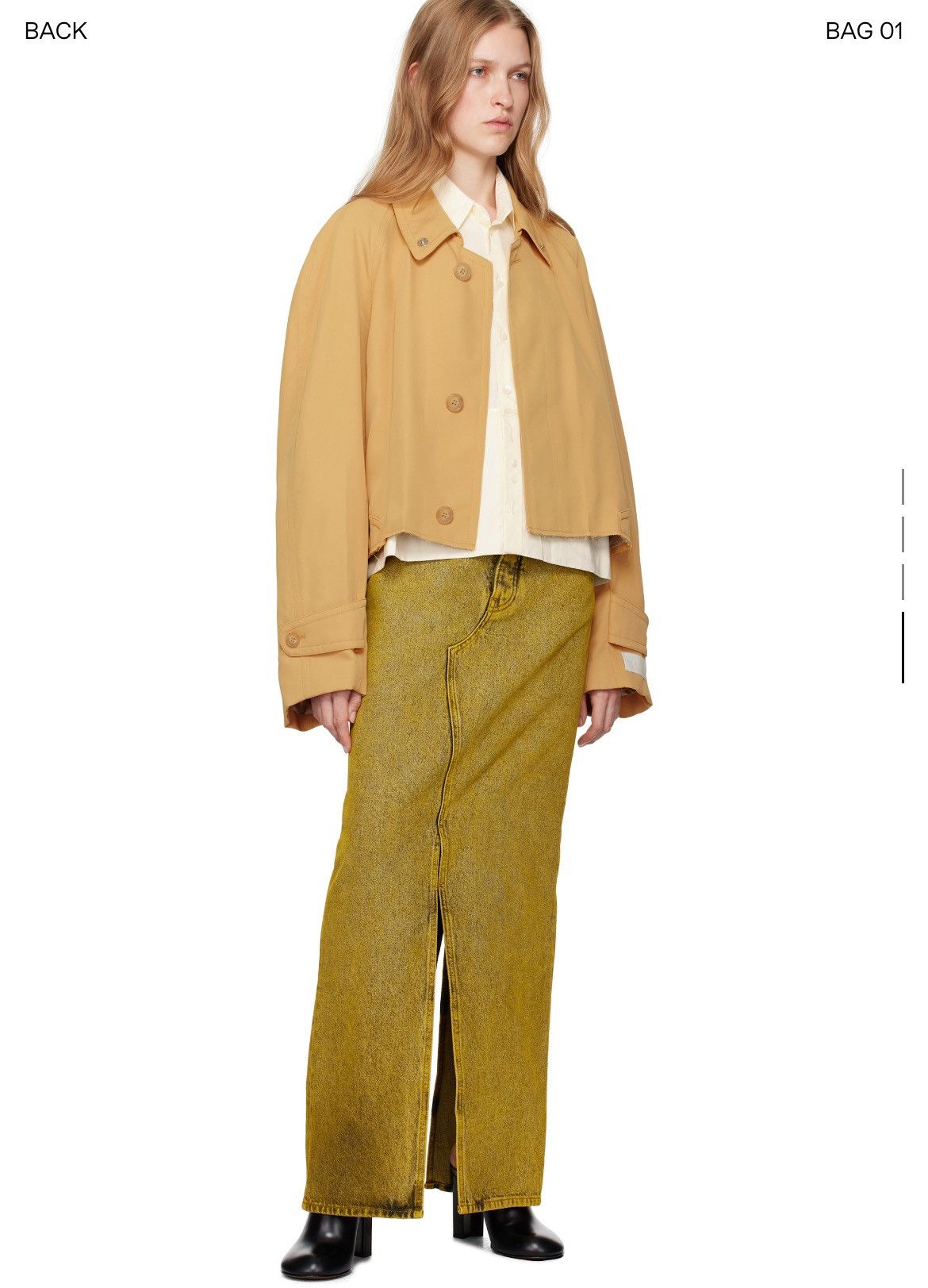 MM6 Yellow twill jacket Size US M / EU 48-50 / 2 - 4 Thumbnail