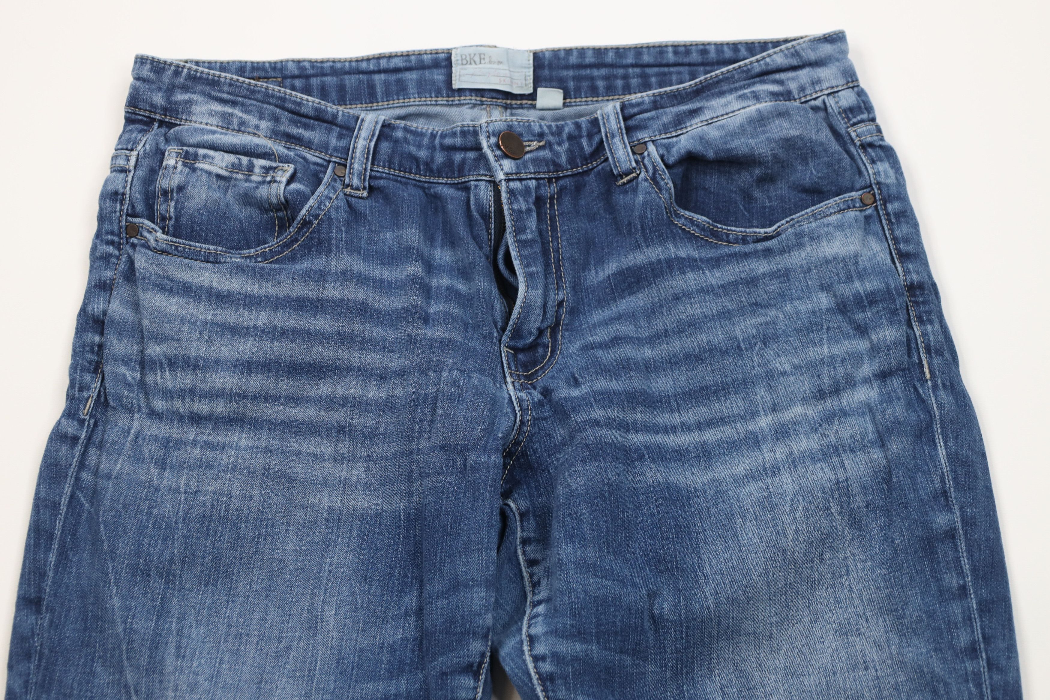 Vintage Buckle BKE Thick Stitch Payton Skinny Leg Stretch Jeans Size 31" - 2 Thumbnail