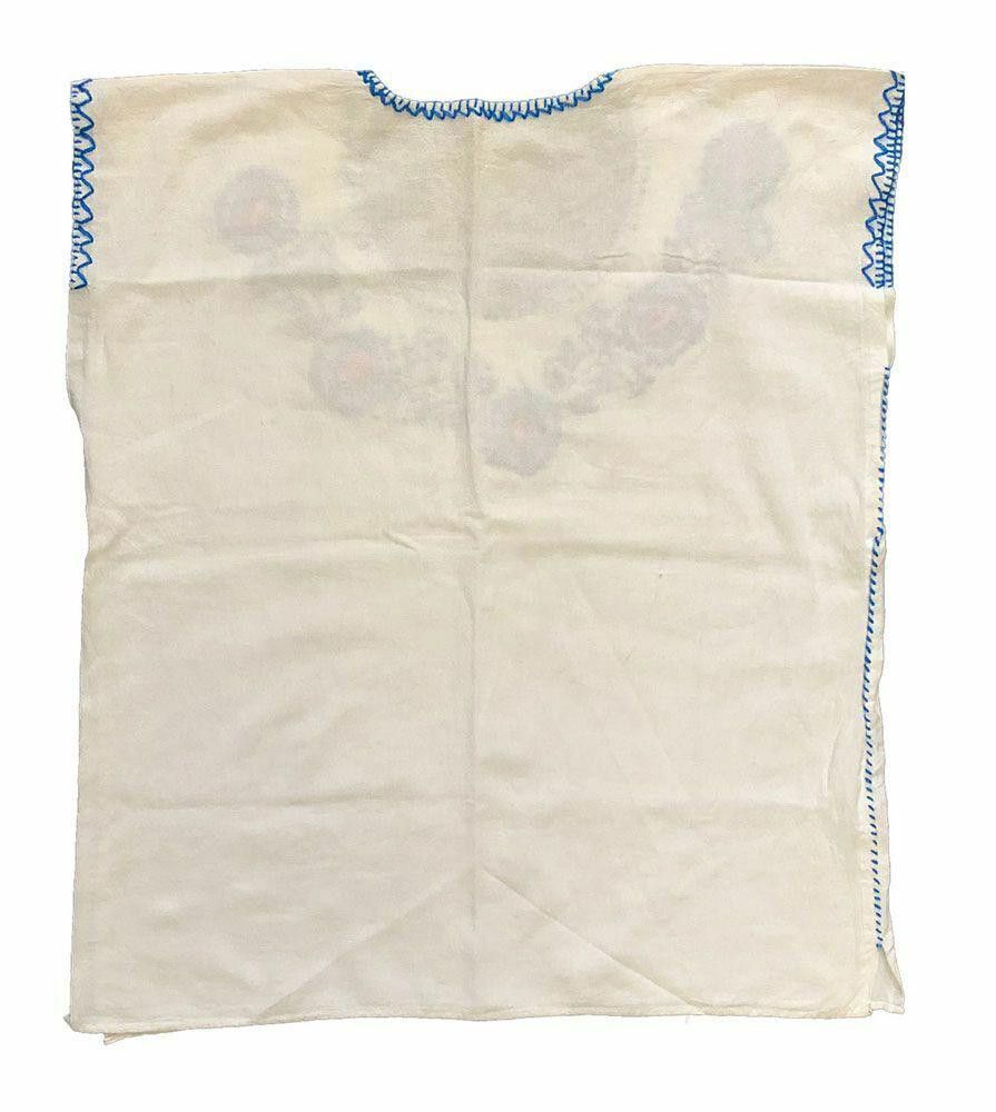 Designer Used White Hand Made Bluse L Size L / US 10 / IT 46 - 3 Thumbnail