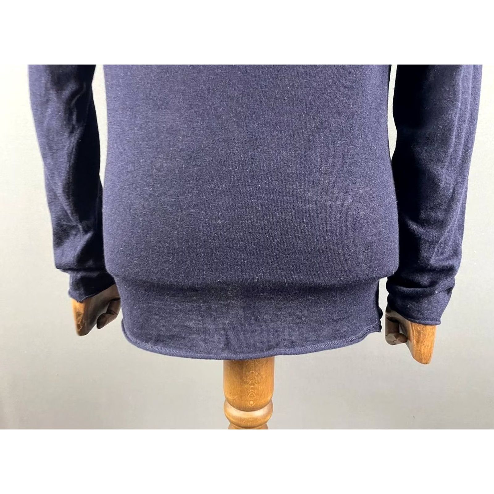 Zadig & Voltaire Zadig & Voltaire Mens T-Shirt L Navy Wool Long Sleeve Crew Neck Size US L / EU 52-54 / 3 - 7 Thumbnail