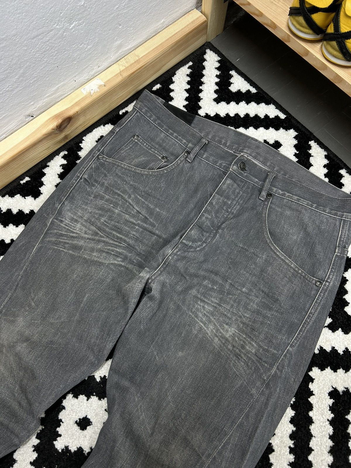 Allsaints AllSaints Men’s Grey Denim jeans size 32 Size US 33 - 4 Thumbnail